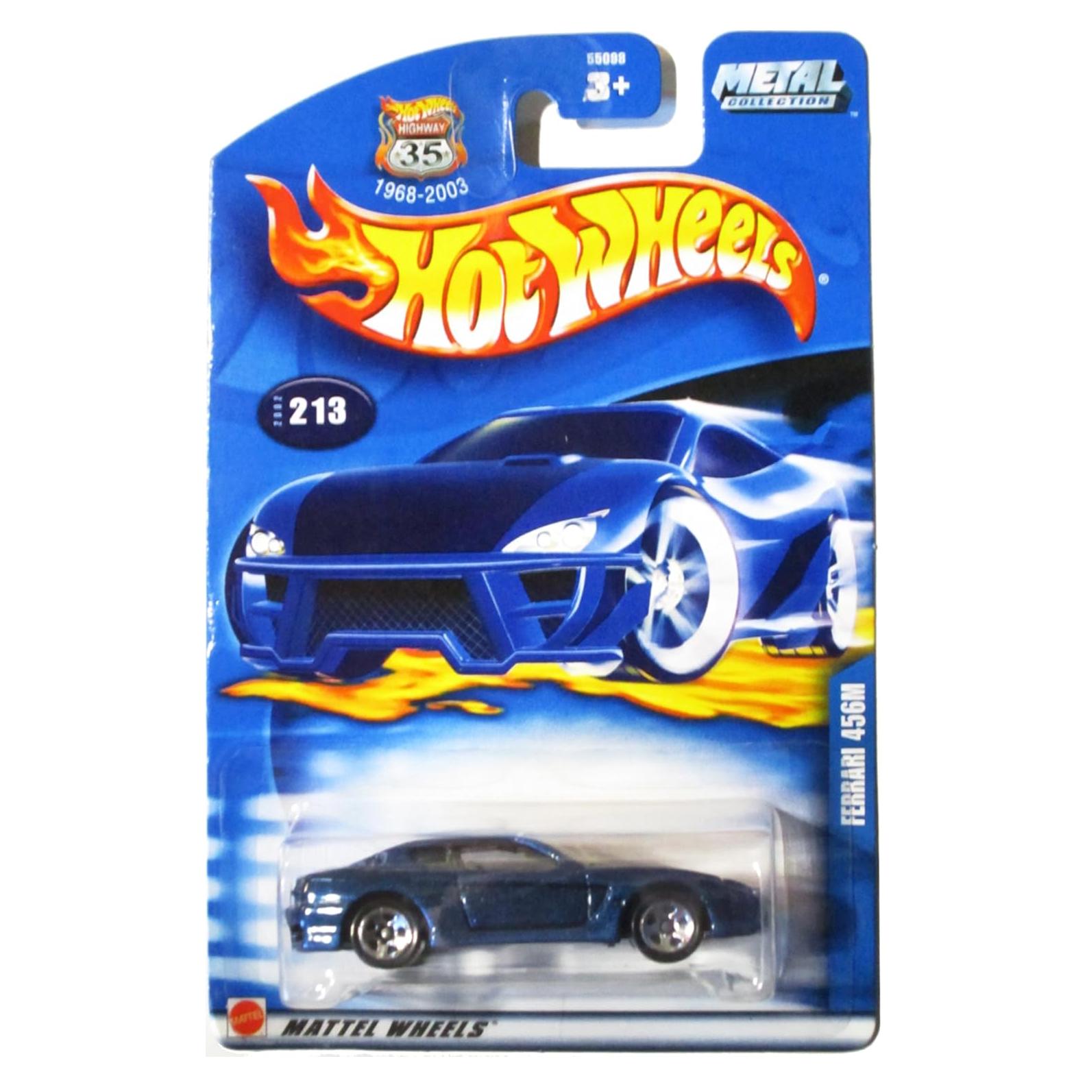 Hot Wheels Ferrari 456M Azul 1:64 Metal 2002 Colección