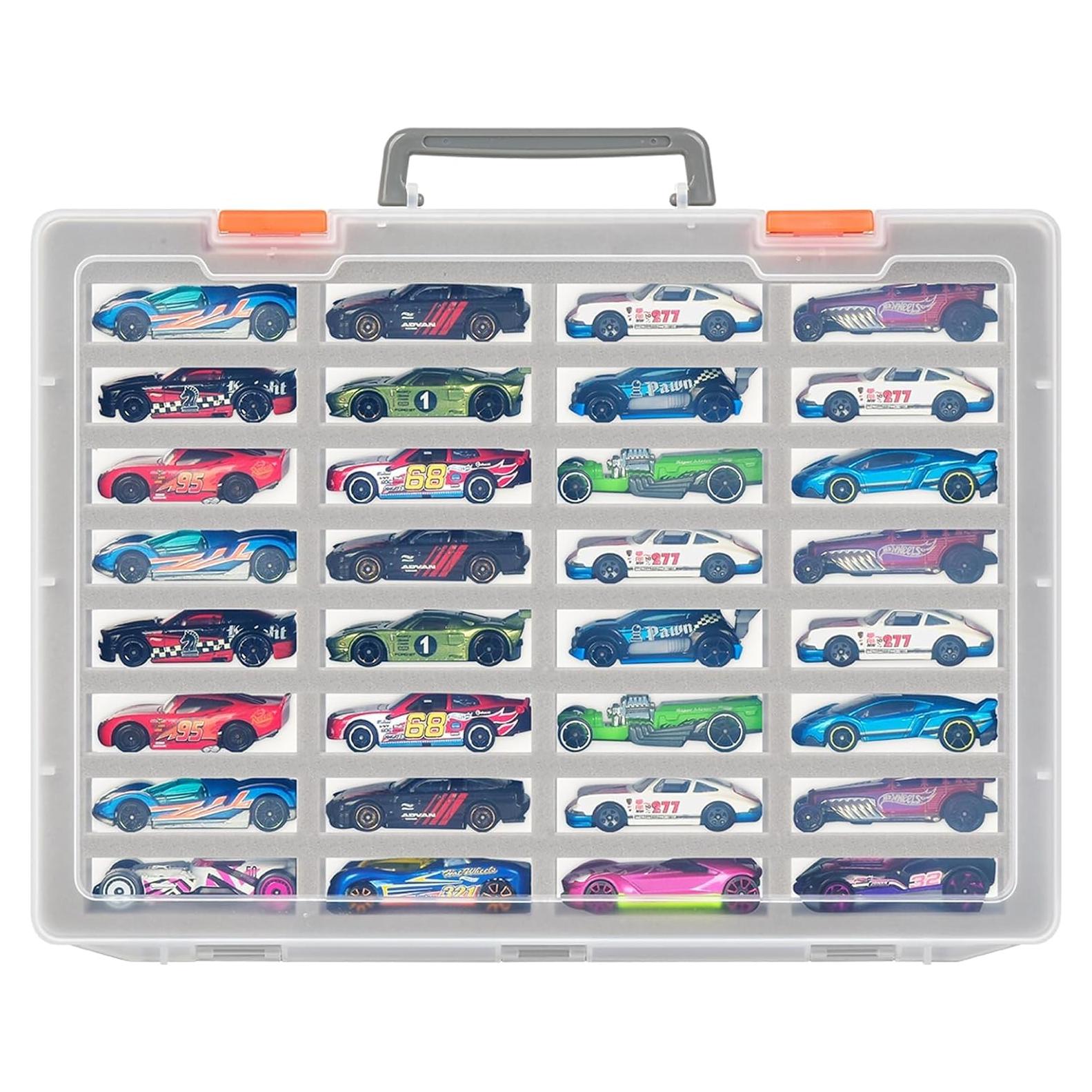Organizador de Coches de Juguete 1:64 Toycase 32 Compartimentos