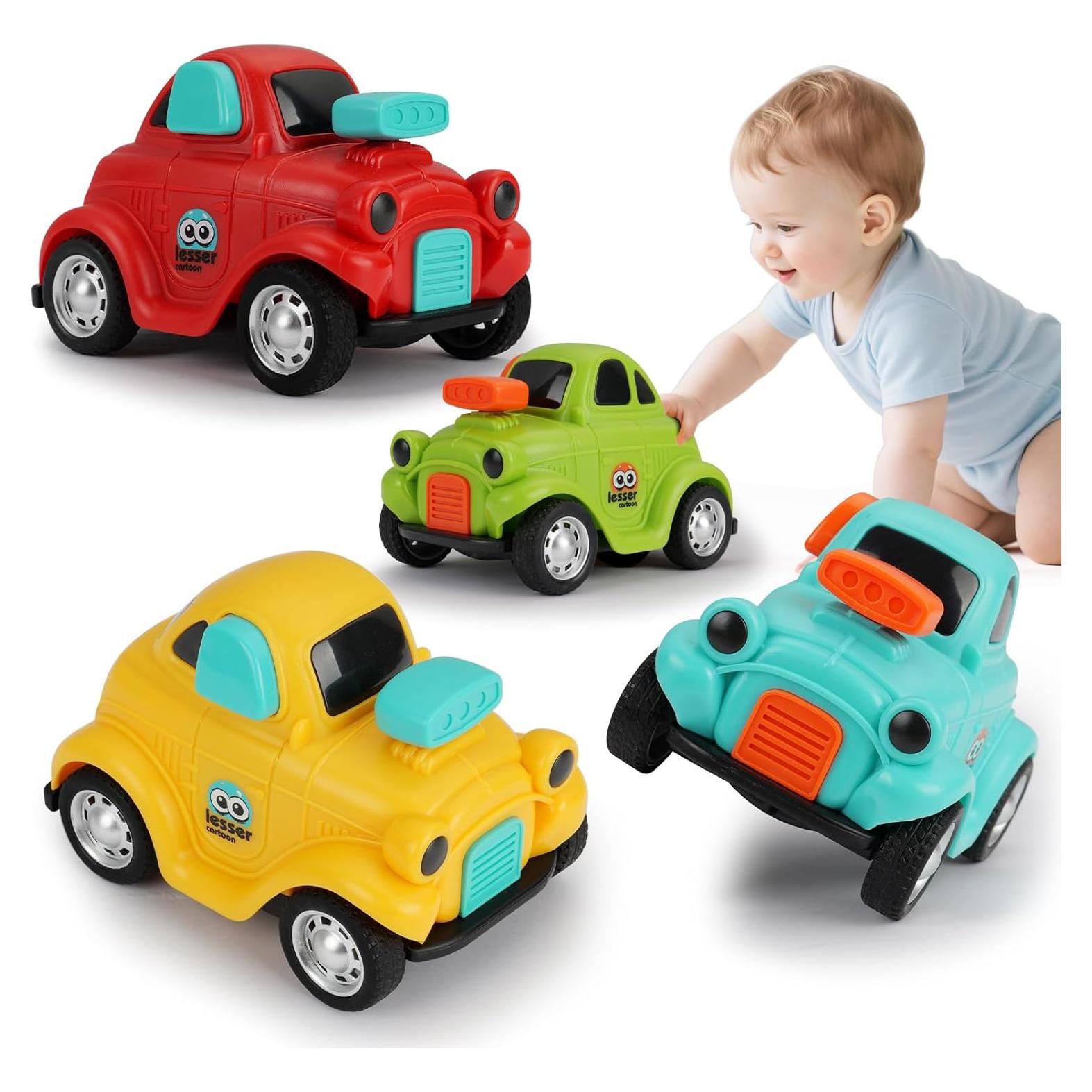 Coches de Fricción Inerciales IOMDRWU para Niños 1-3 Años
