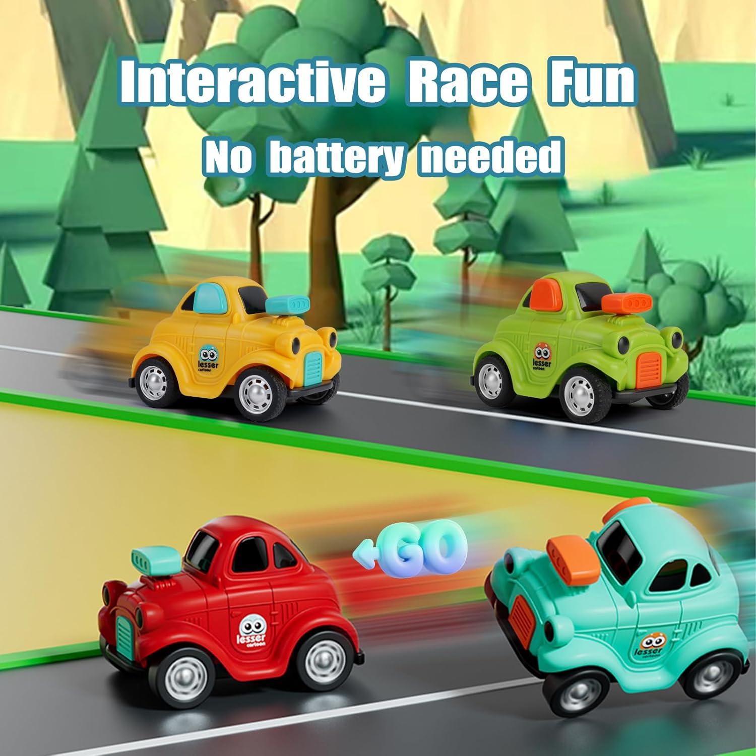 Coches de Fricción Inerciales IOMDRWU para Niños 1-3 Años