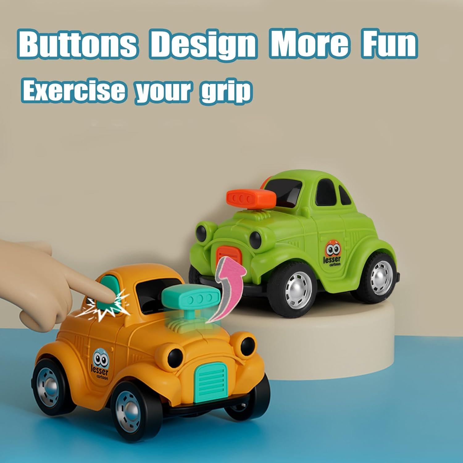 Coches de Fricción Inerciales IOMDRWU para Niños 1-3 Años