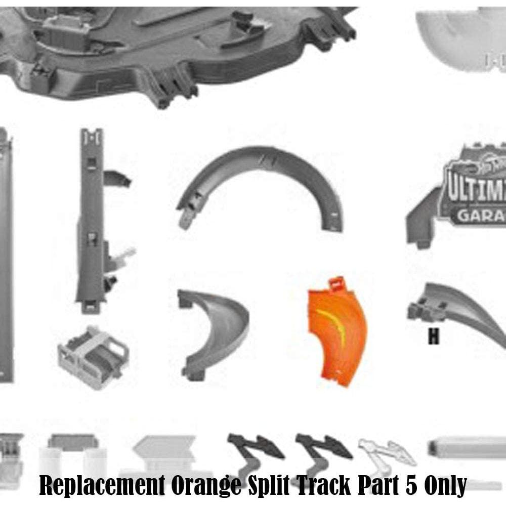 Pieza de Repuesto Pista Dividida Naranja Hot Wheels GJL14