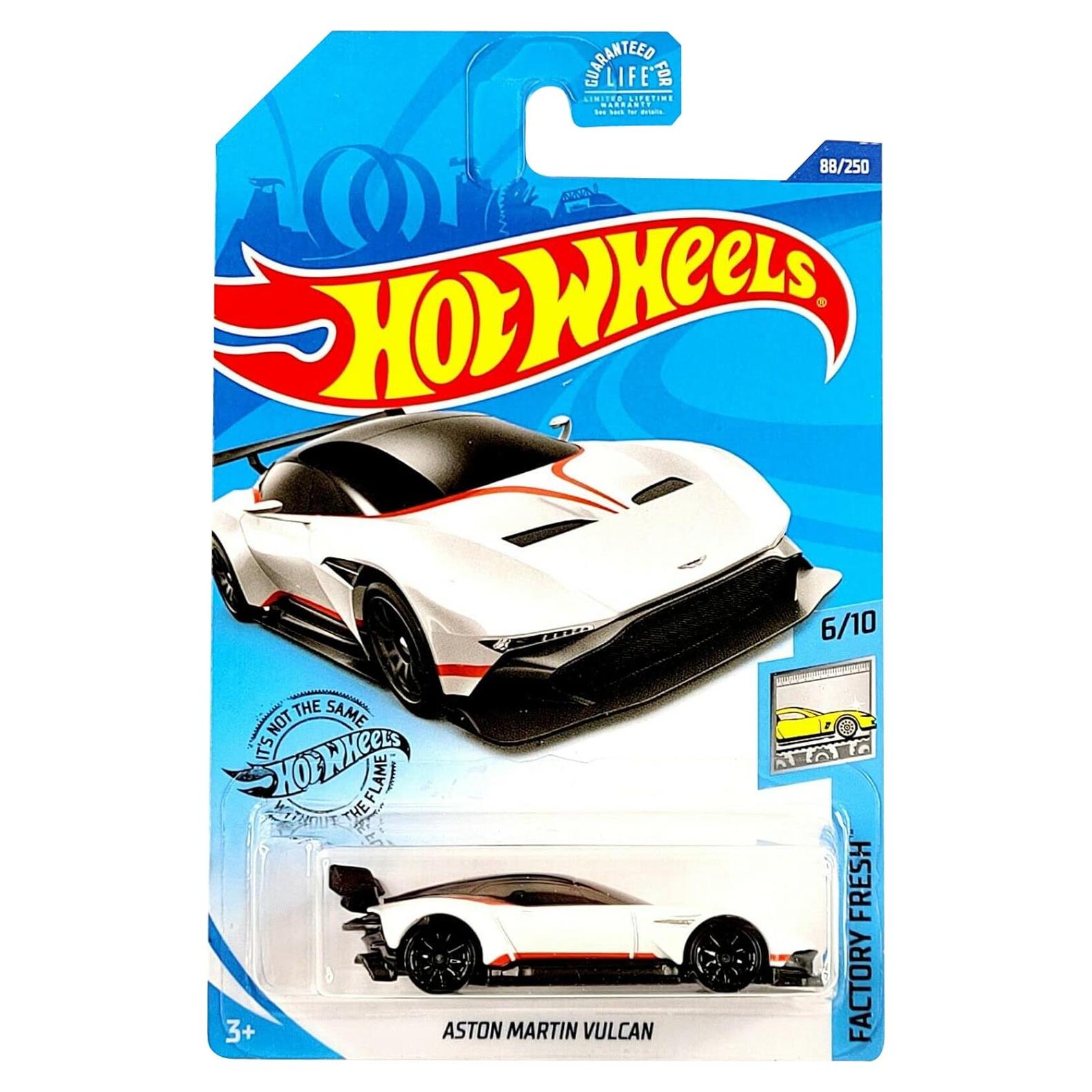 Hot Wheels Aston Martin Vulcan 2020 Blanco 1:64 Coleccionable