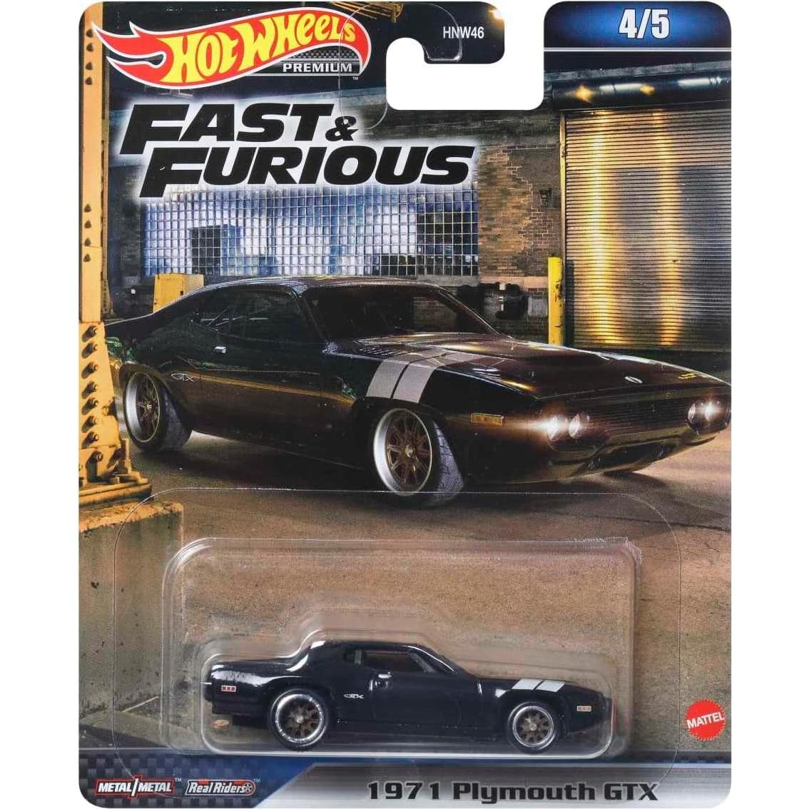 Hot Wheels Plymouth GTX 1971 HNW55 - Coche de colección