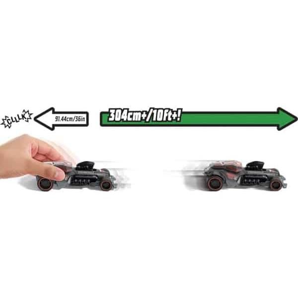 Hot Wheels Vehículo Retrofricción 1:43 con Motor Rolomatic