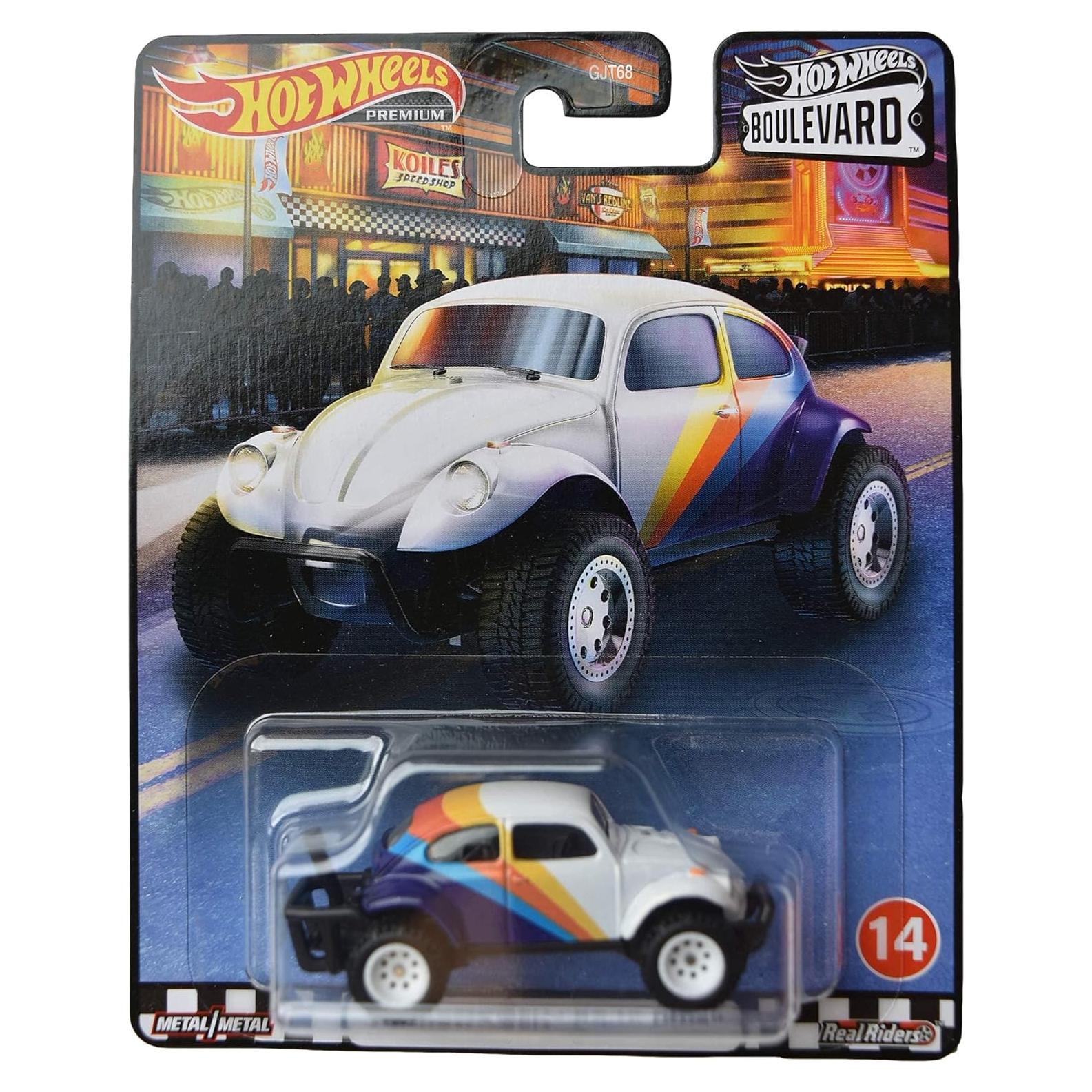 Hot Wheels Volkswagen Baja Bug Blanco 1:64 Mattel