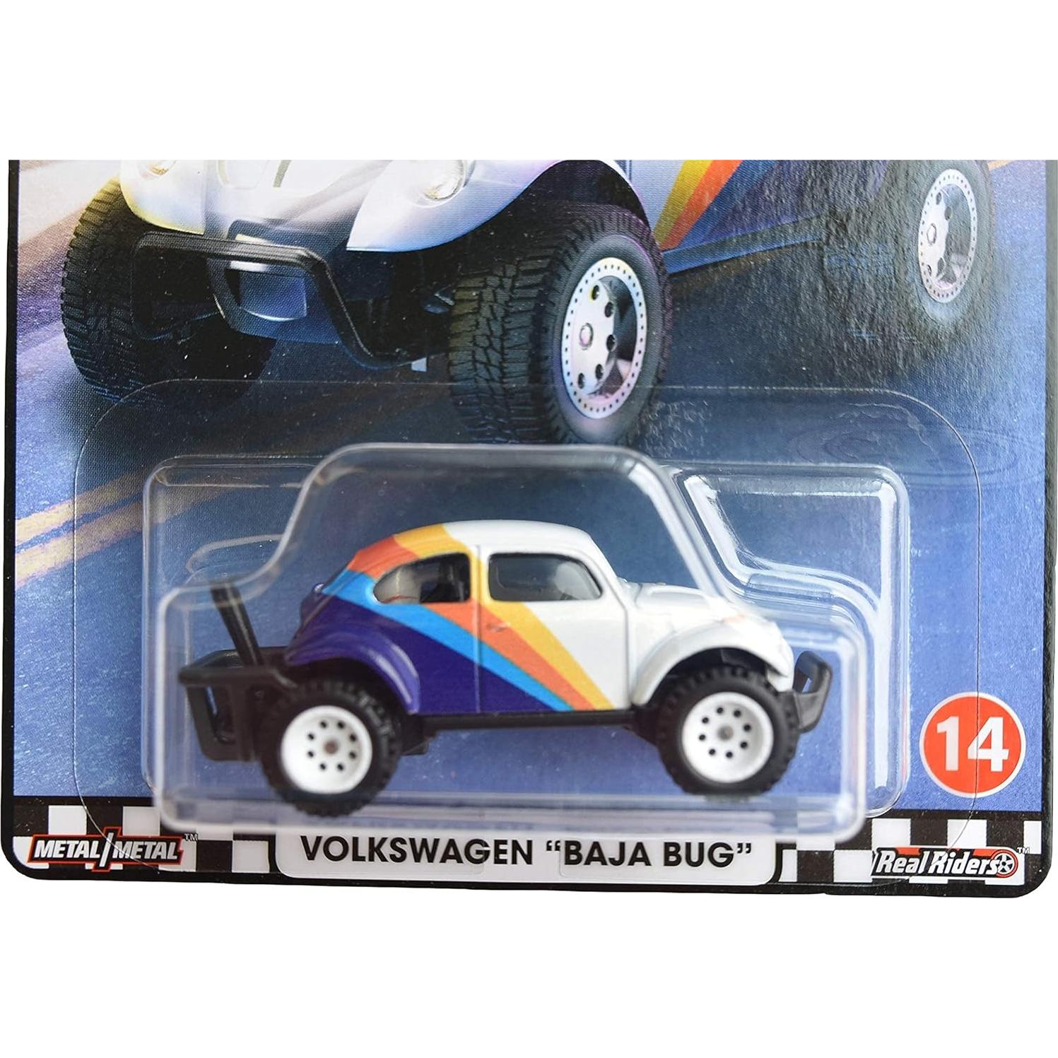Hot Wheels Volkswagen Baja Bug Blanco 1:64 Mattel
