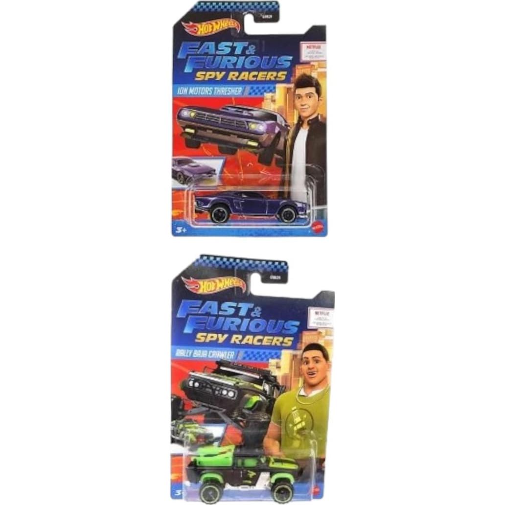 Juego de 4 Coches Die-Cast Hot Wheels Rápido y Furioso 1:64