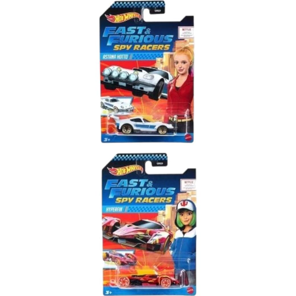 Juego de 4 Coches Die-Cast Hot Wheels Rápido y Furioso 1:64