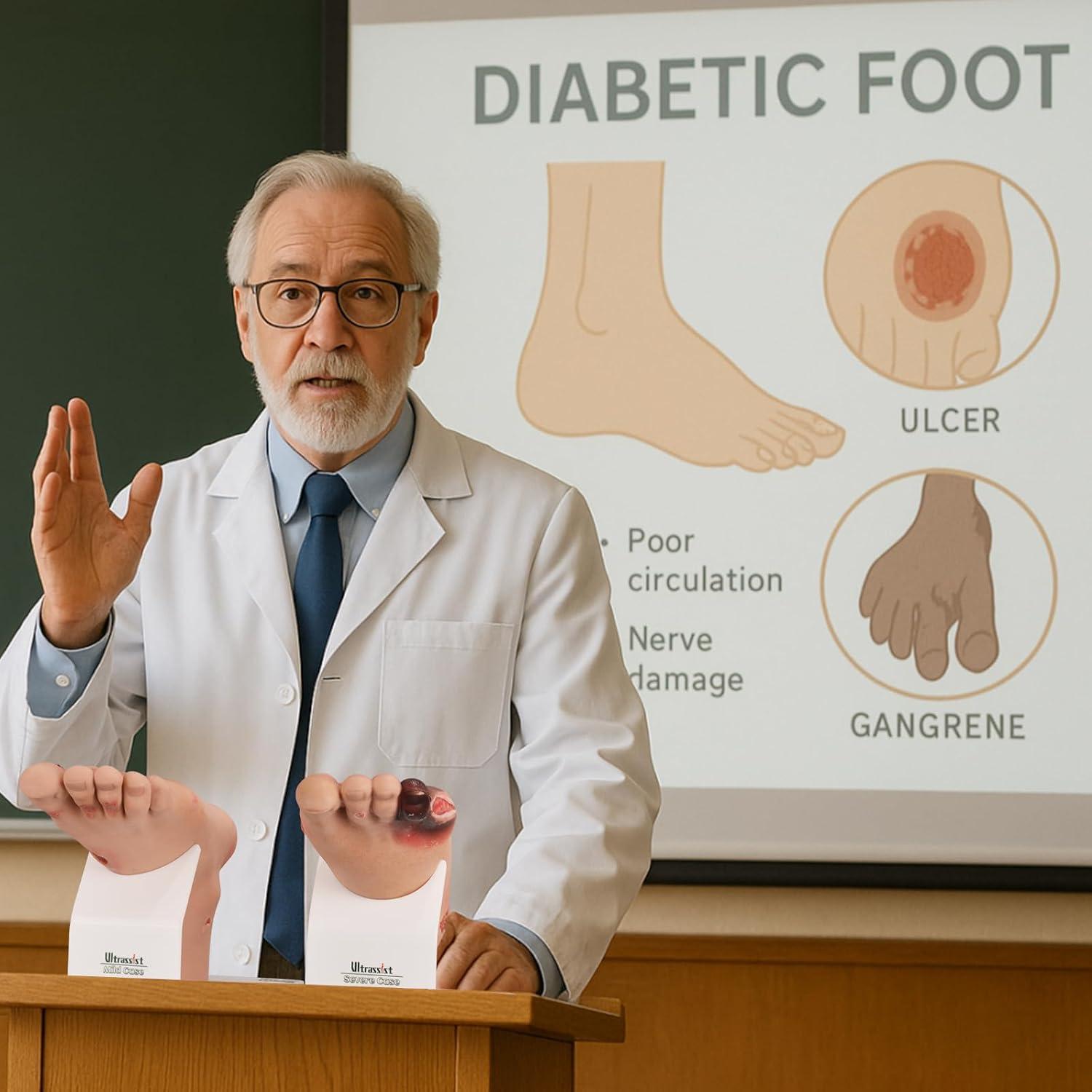 Conjunto de Ulcera Diabética Ultrassist - Modelo Clínico Preciso