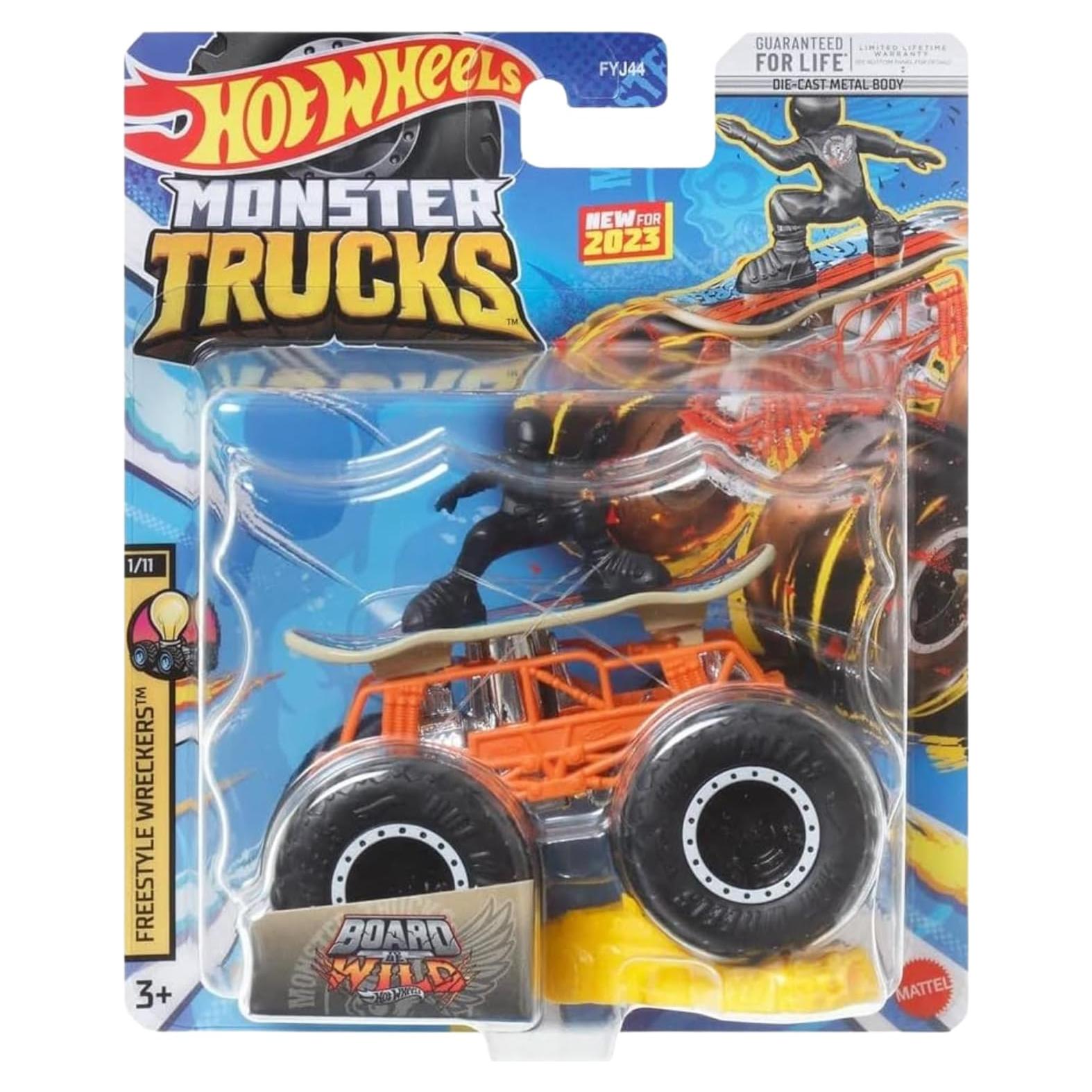 Hot Wheels Monster Trucks Die-Cast 1:64 Mattel - Coche Incluido