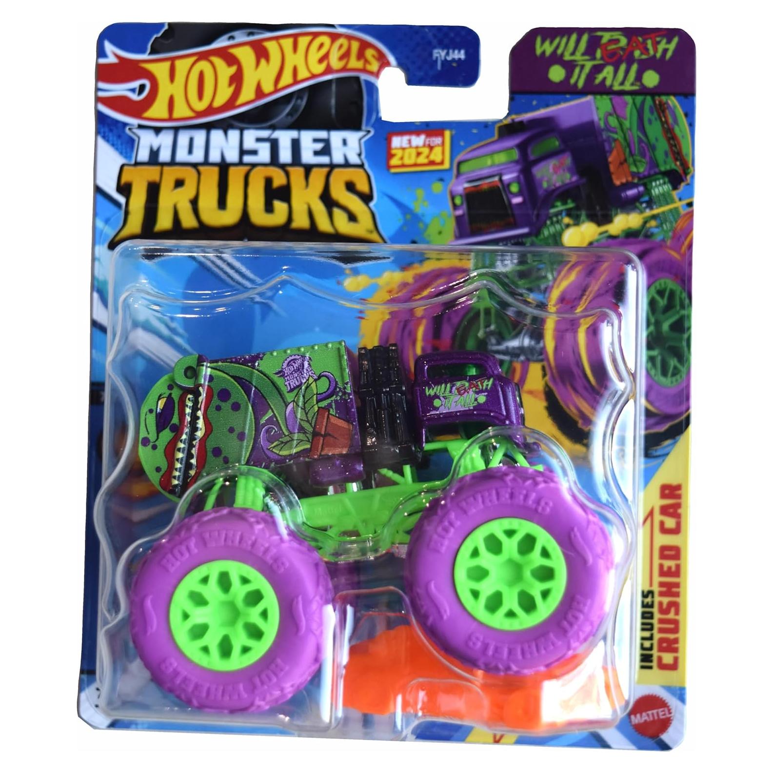 Hot Wheels Monster Trucks Se Lo Comerán Todo 1:64 Mattel