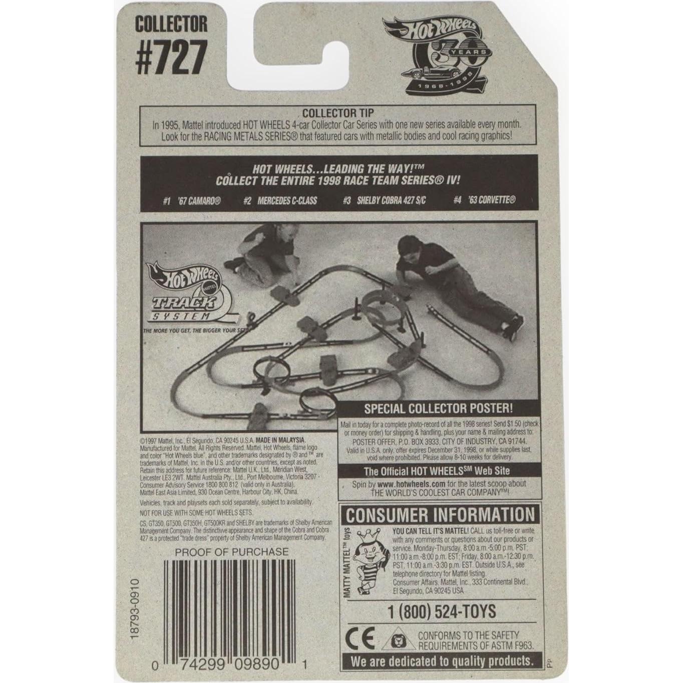 Coche de Juguete Hot Wheels Shelby Cobra 427 S/C 1:64