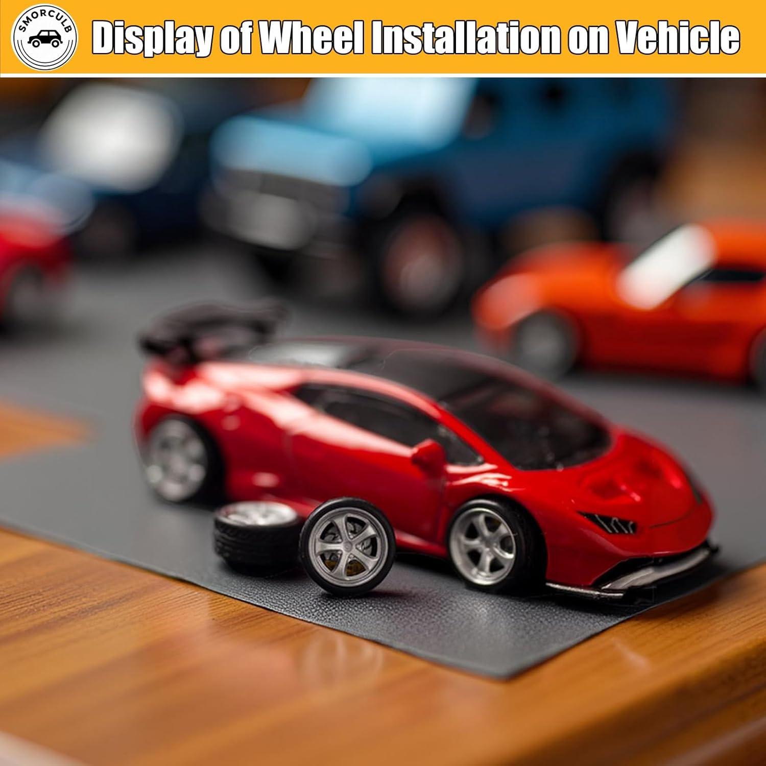 Ruedas 1:64 Smorclub para Hot Wheels - Neumáticos de Goma