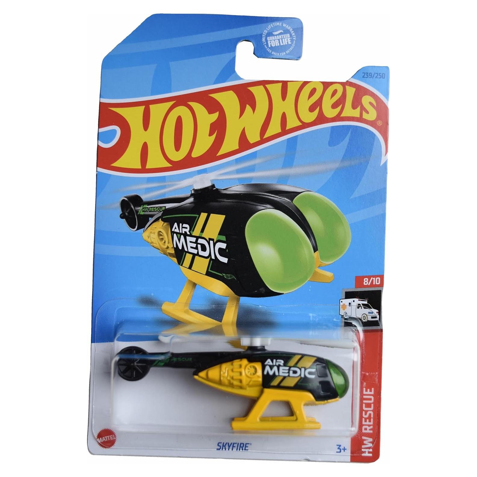 Auto de Juguete Hot Wheels Skyfire 1:64 Mattel Verde/Amarillo