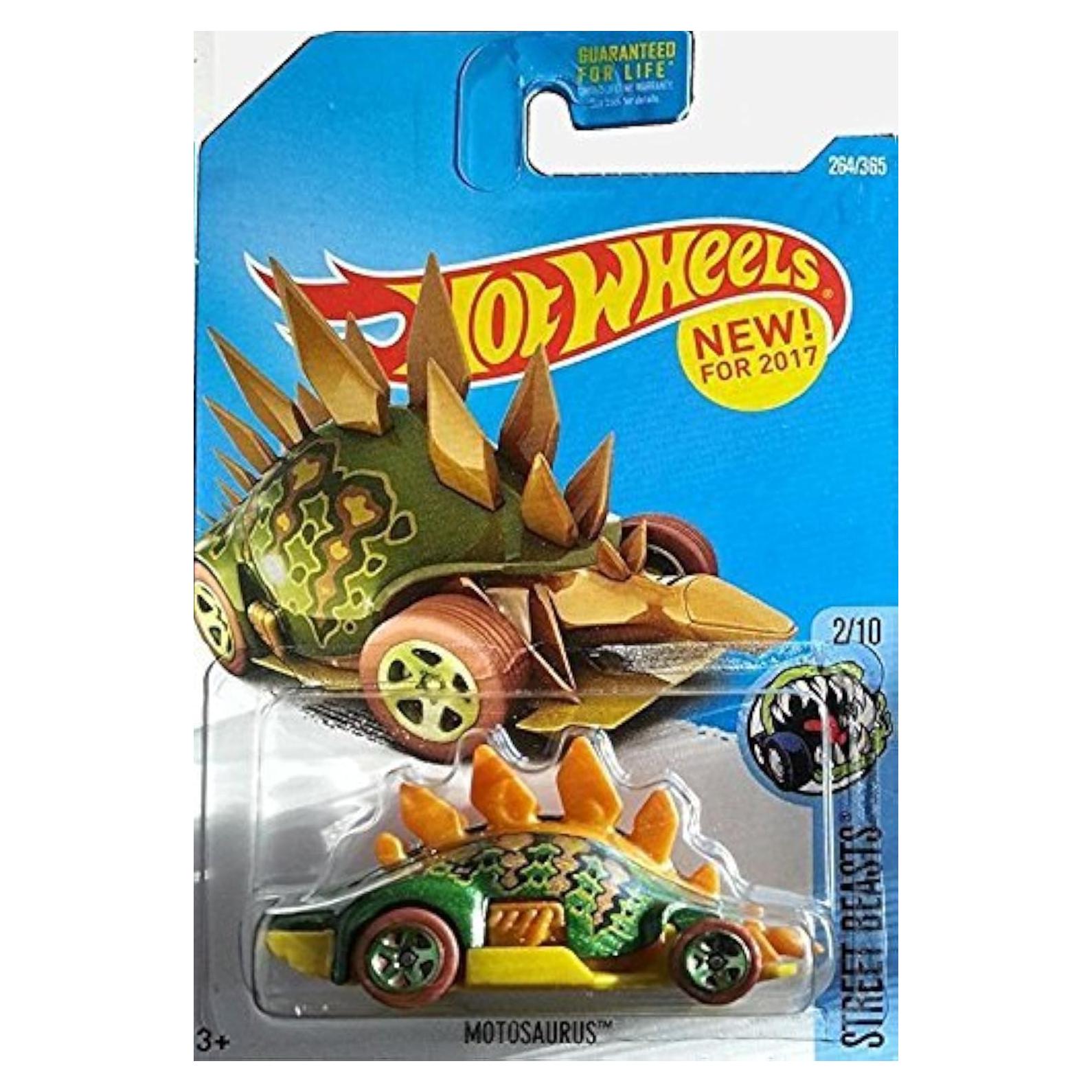 Hot Wheels Motosaurus 2017 Coche Dinosaurio Verde 1:64