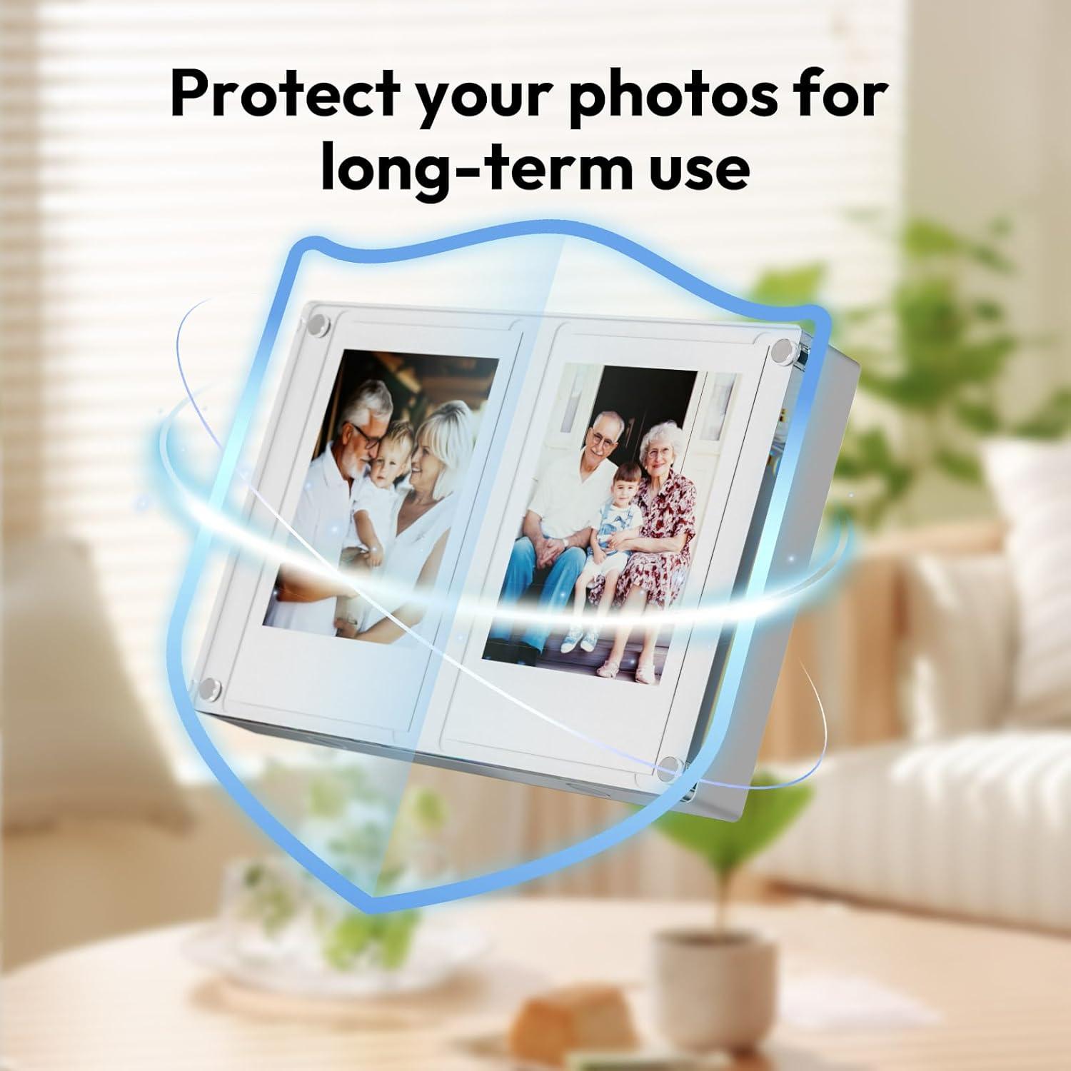 Marco de Foto Acrílico Magnético NIUBEE 5x7.6 cm - 2 Piezas