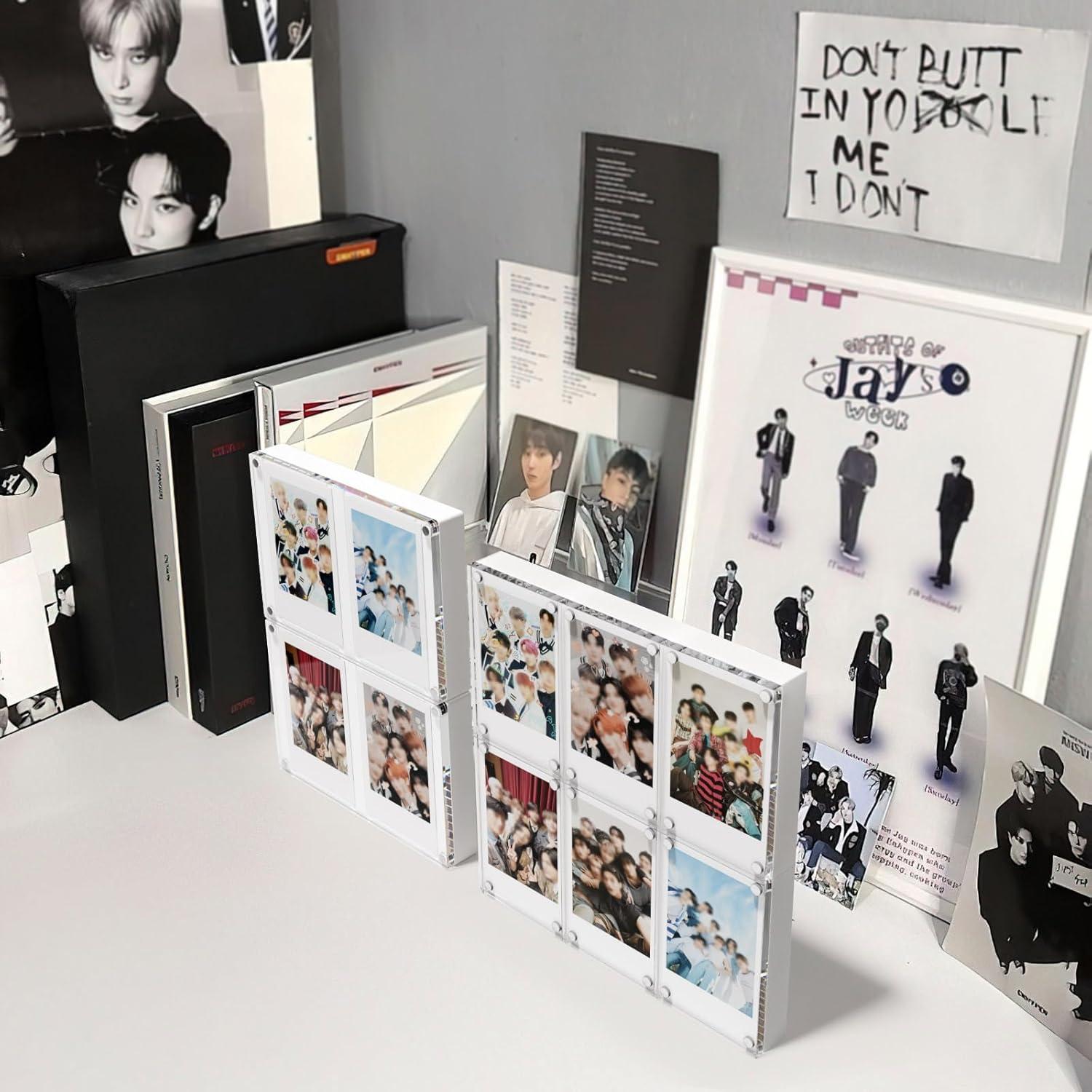 Marco de Foto Acrílico Magnético NIUBEE 5x7.6 cm - 2 Piezas