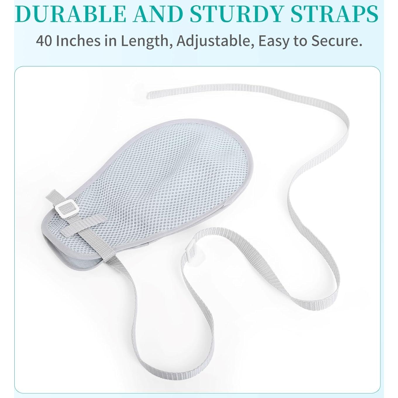 Guantes de Restricción Médica Lefeke - 2 Piezas, Gris