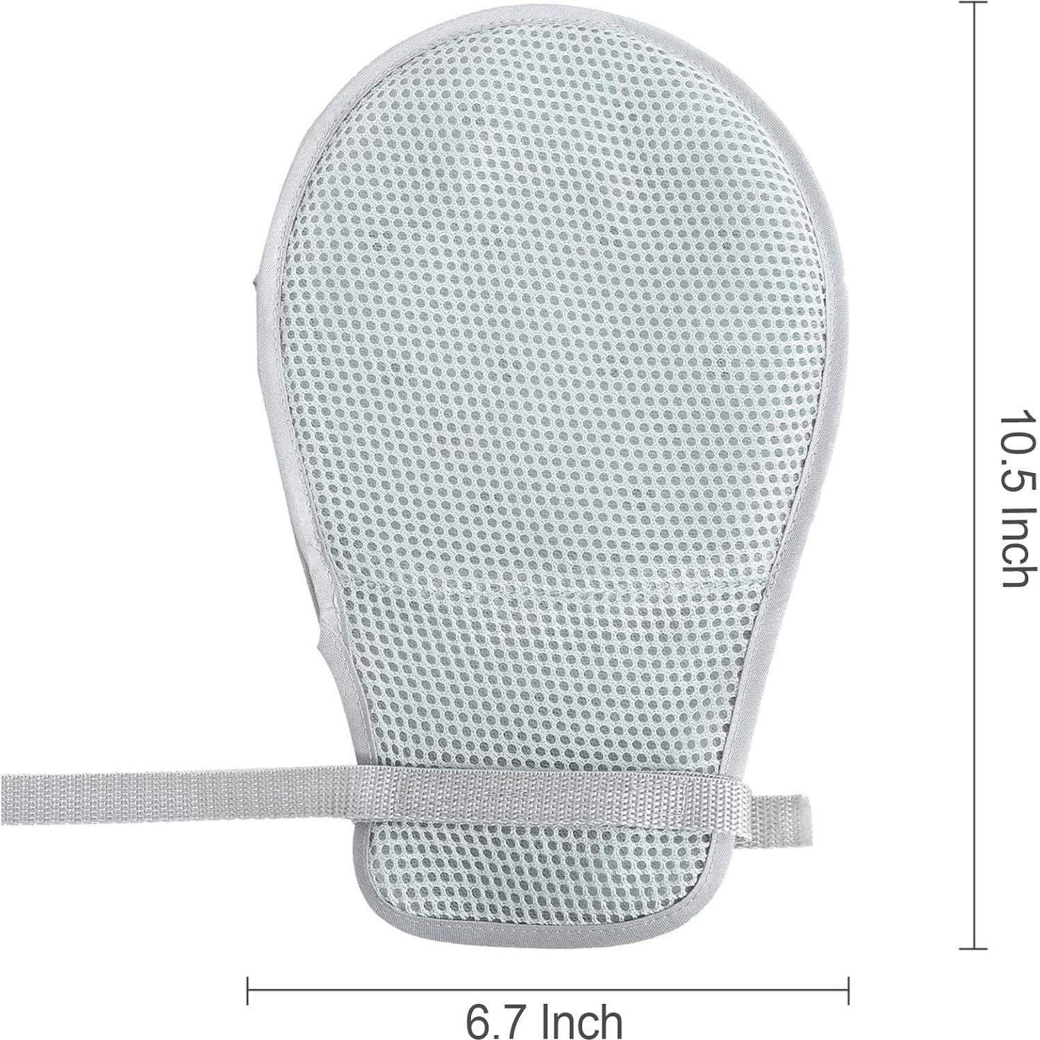 Guantes de Restricción Médica Lefeke - 2 Piezas, Gris