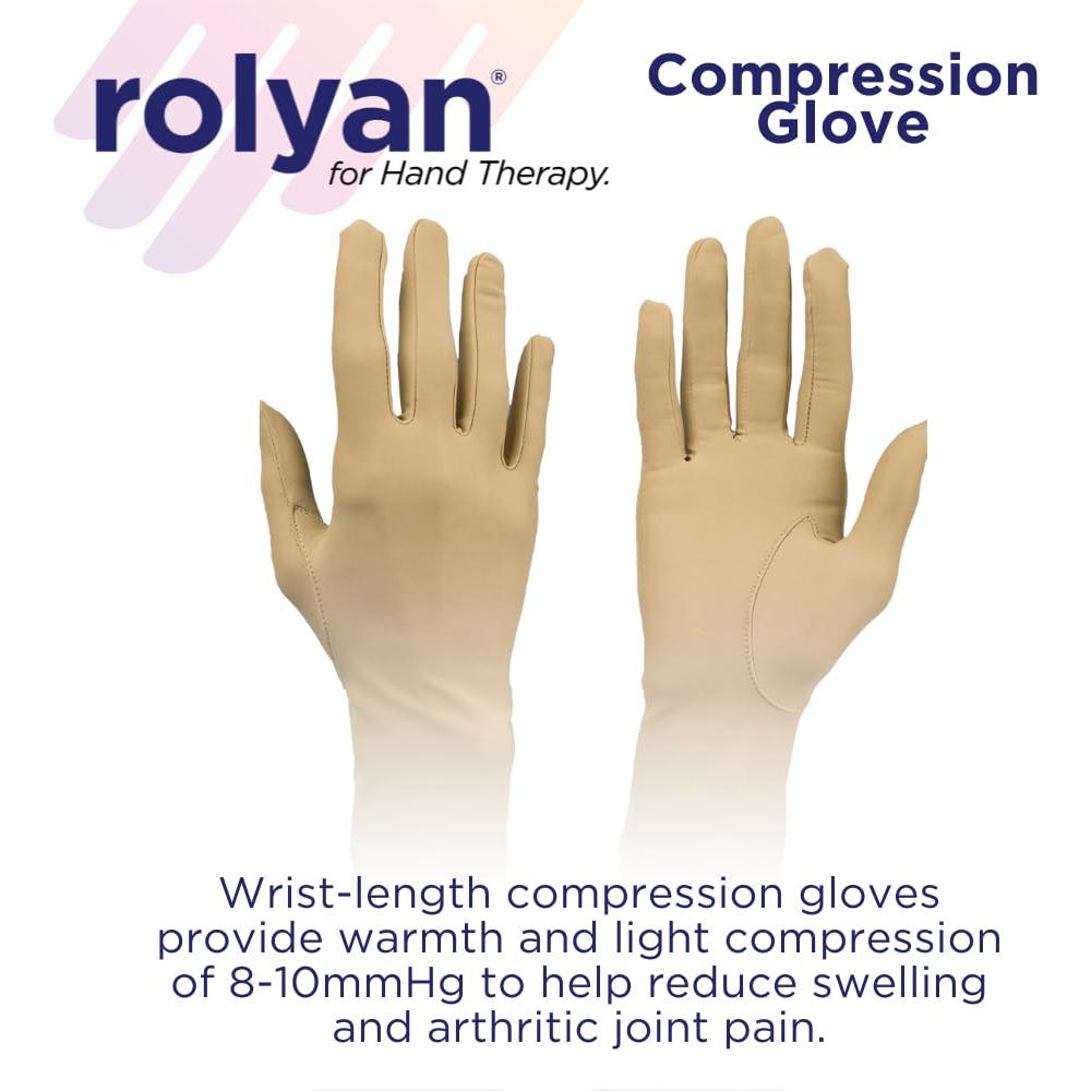 Guante de Compresión Rolyan para Artritis Mano Derecha Pequeño