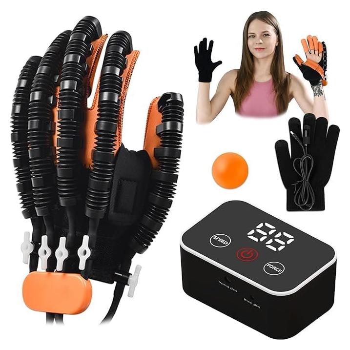 Guantes Rehabilitadores Robóticos JBMBHC Mano Izquierda S Naranja