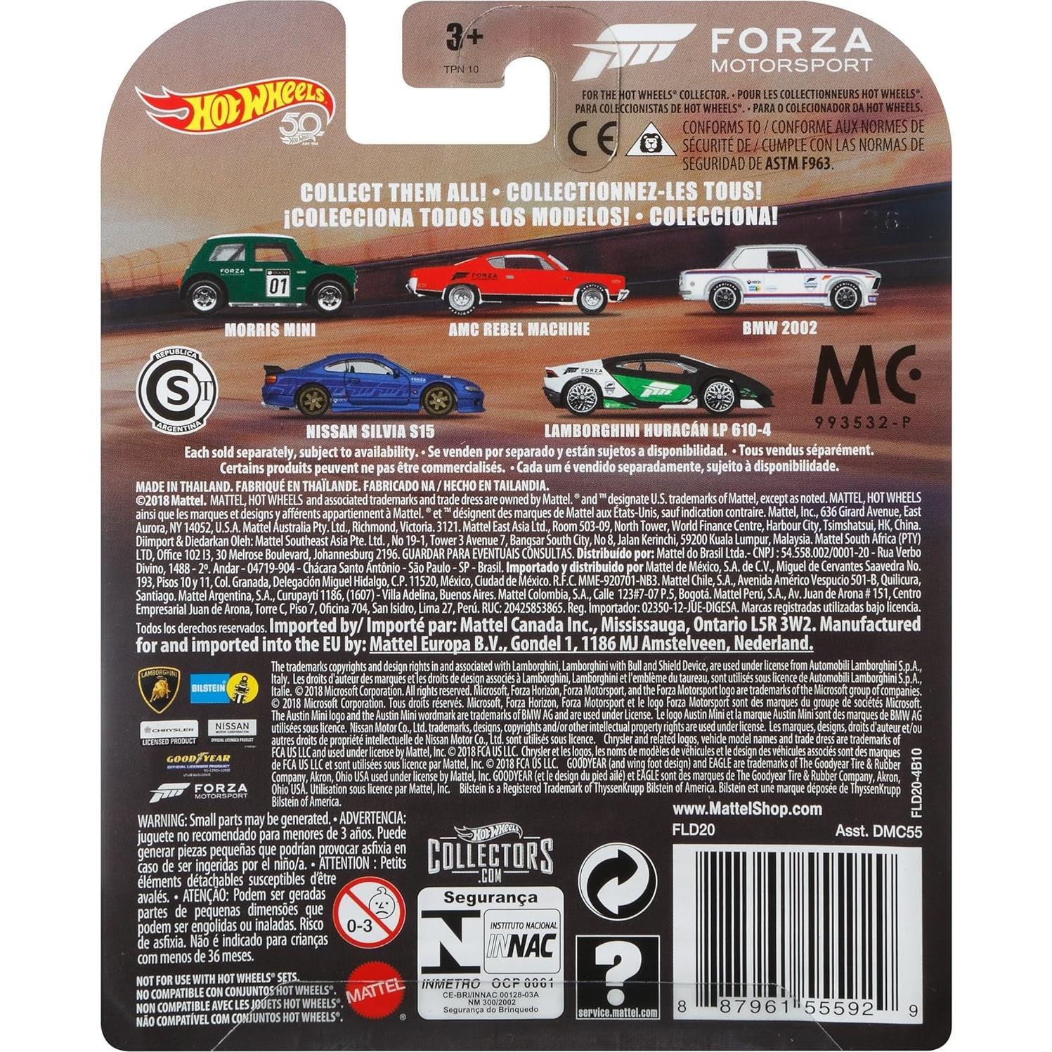 Hot Wheels 1970 AMC Rebel Machine 1:64 Mattel Coleccionable