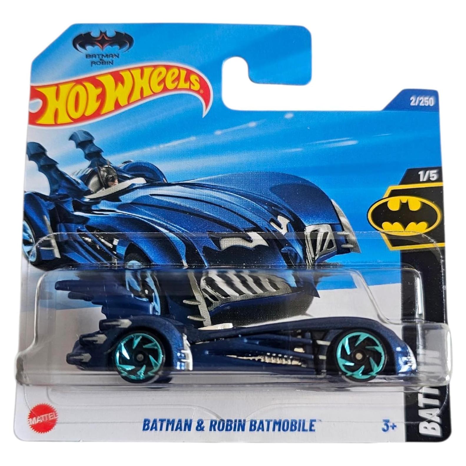 Hot Wheels Batimóvil Batman y Robin 1:64 - Mattel HYX61