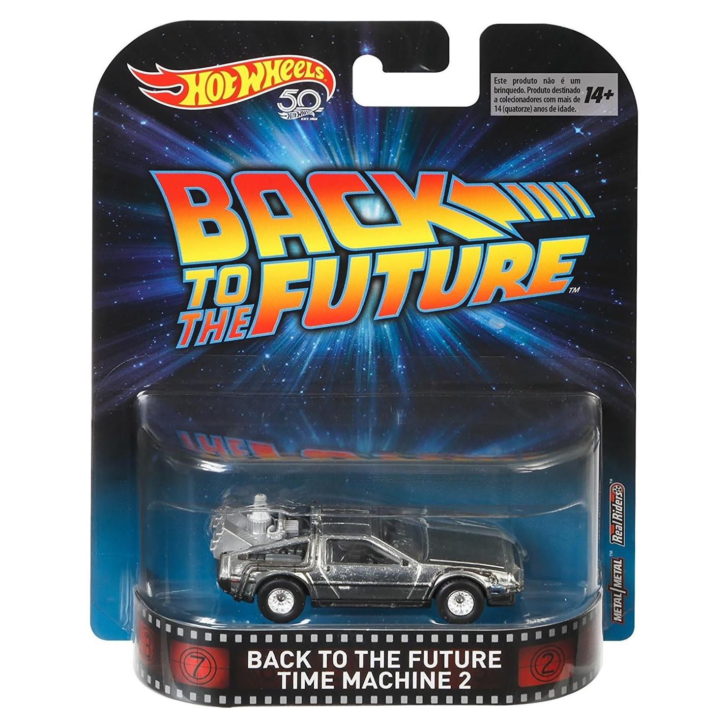 Vehículo Hot Wheels Máquina del Tiempo Volver al Futuro 2 1:64