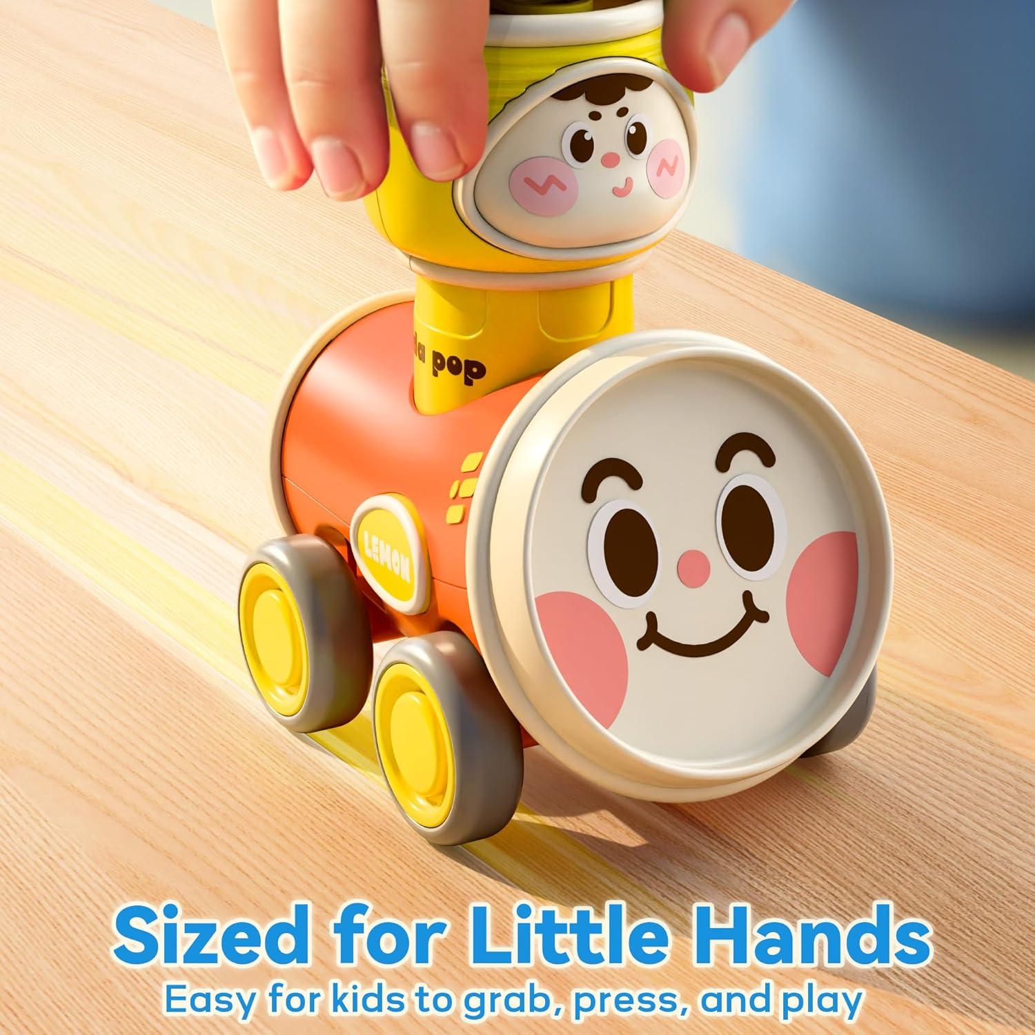 Conjunto de Juguetes de Coche iPlay, iLearn para Niños 1-3 Años