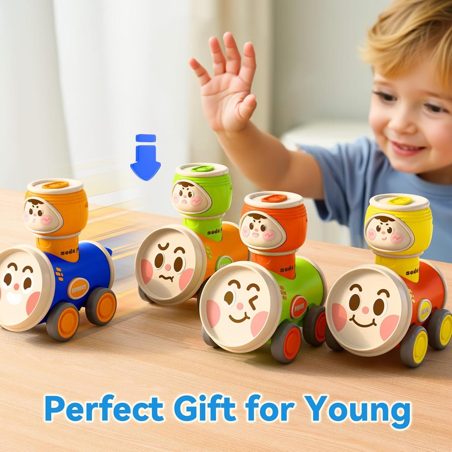 Conjunto de Juguetes de Coche iPlay, iLearn para Niños 1-3 Años