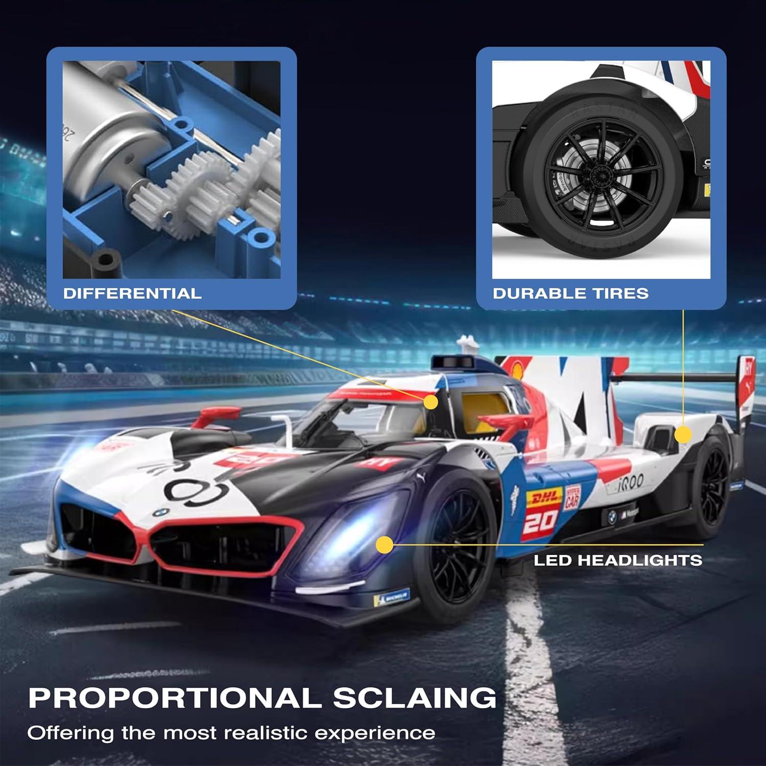 Coche RC BMW M Hybrid V8 1:14 Control Remoto Luces y Puertas