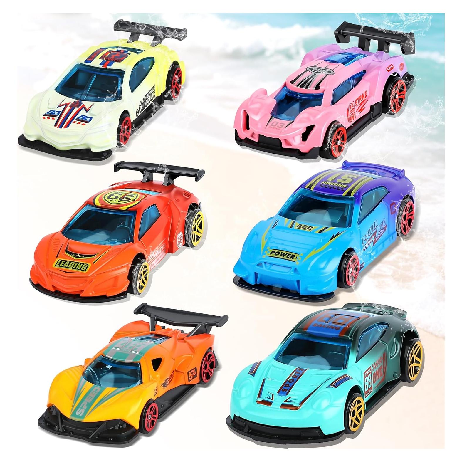 6 Coches de Baño que Cambian de Color Jebiue 1:64 para Niños