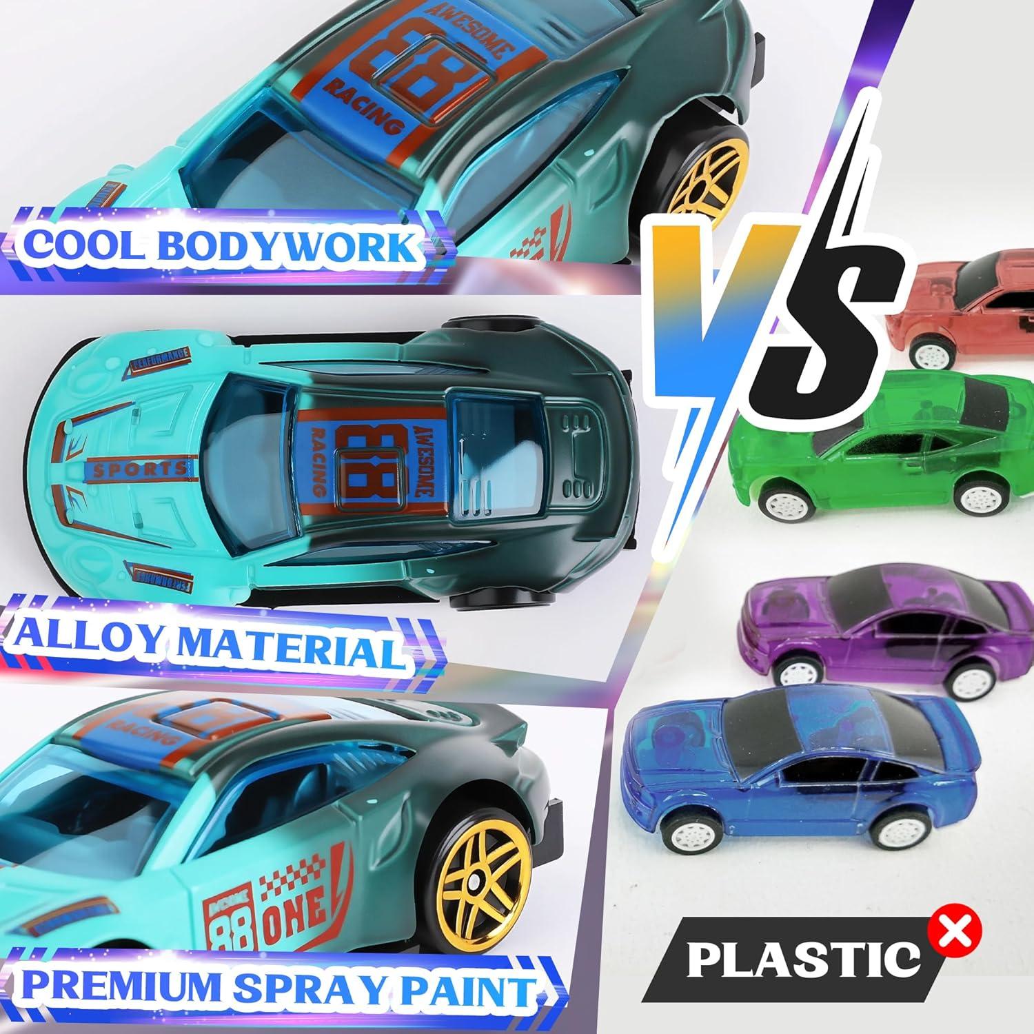 6 Coches de Baño que Cambian de Color Jebiue 1:64 para Niños