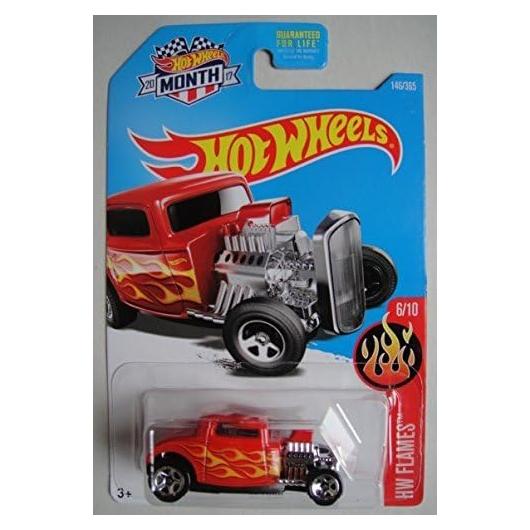 Hot Wheels 2017 '32 Ford Rojo 1:64 HW Flames 146/365