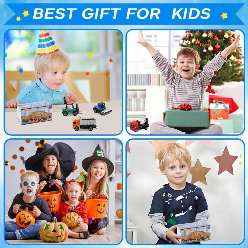 Set de 8 Coches de Construcción Tunmiok para Niños 1-3 Años