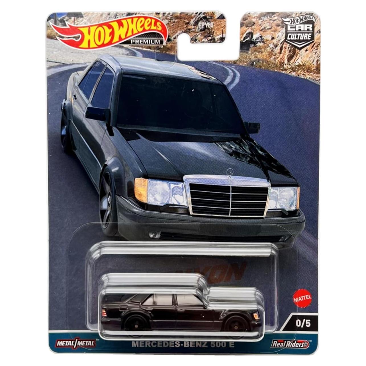 Hot Wheels Mercedes Benz 500 E Caza 2023 Diecast 0.085 kg