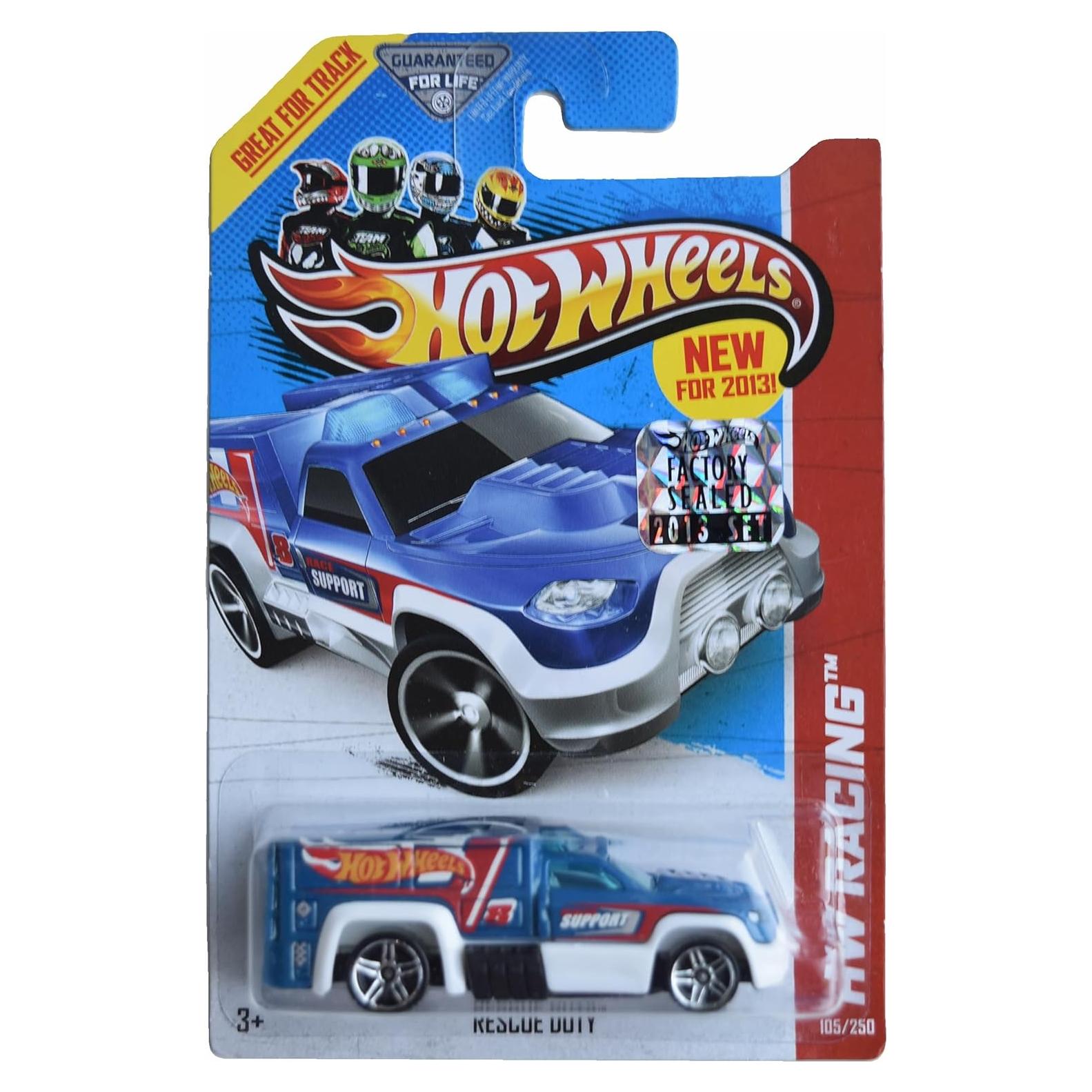 Hot Wheels Deber de Rescate 1:64 Mattel Azul
