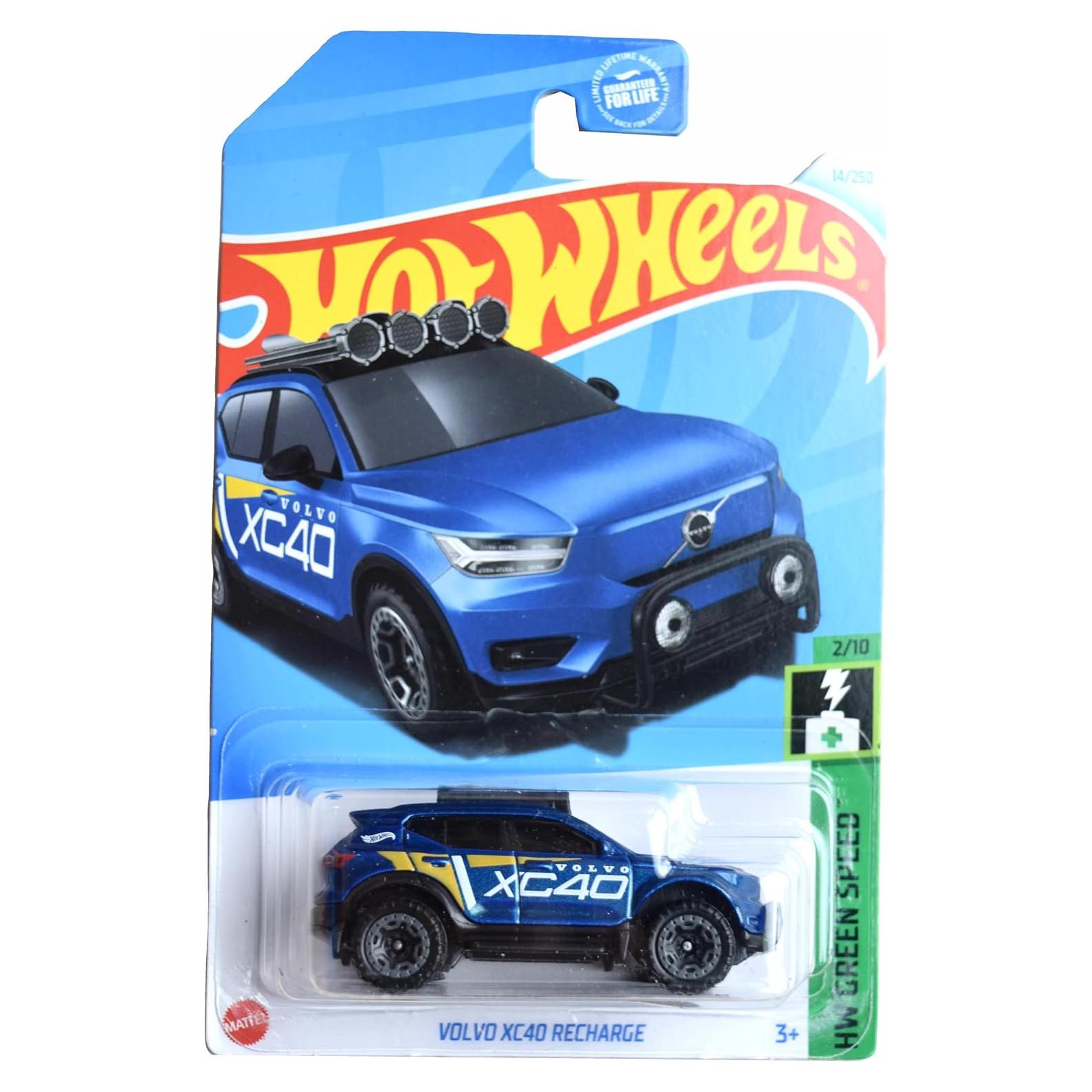 Hot Wheels Volvo XC40 Recharge Azul 1:64 Mattel