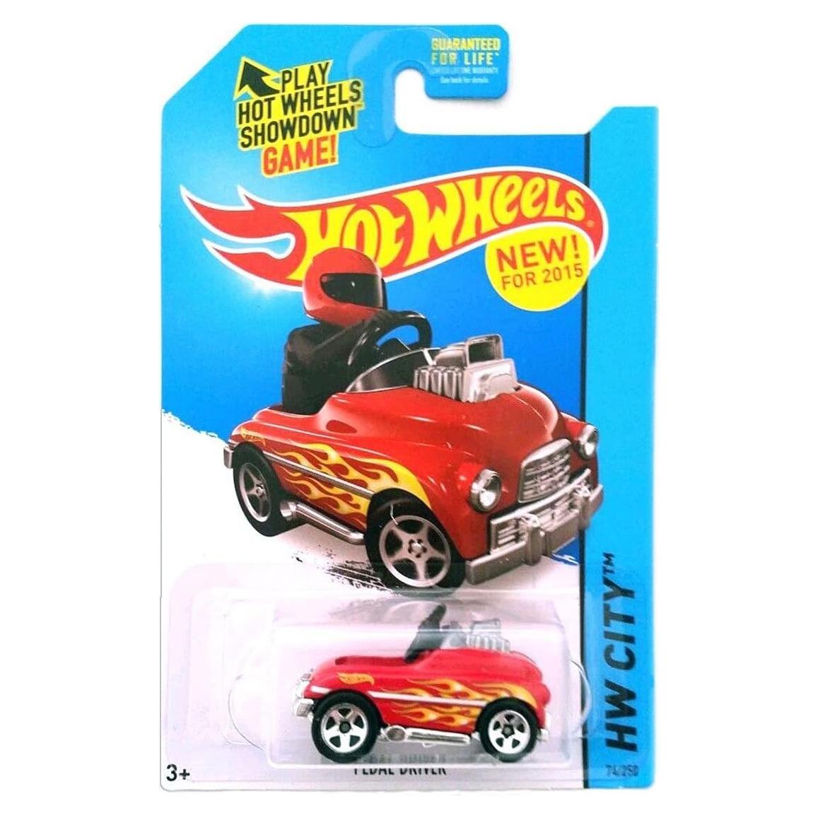 Hot Wheels Conductor de Pedales 2015 Rojo 1:64