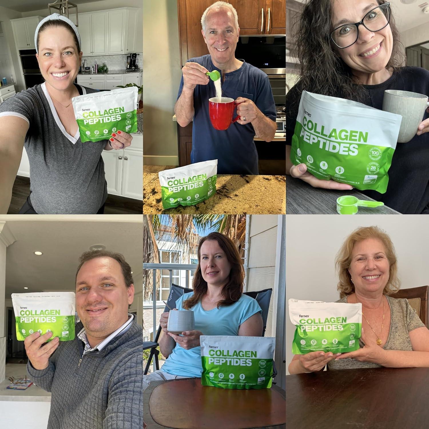 Péptidos de Colágeno Hidrolizado Fernes 0.68 kg Tipo I y III