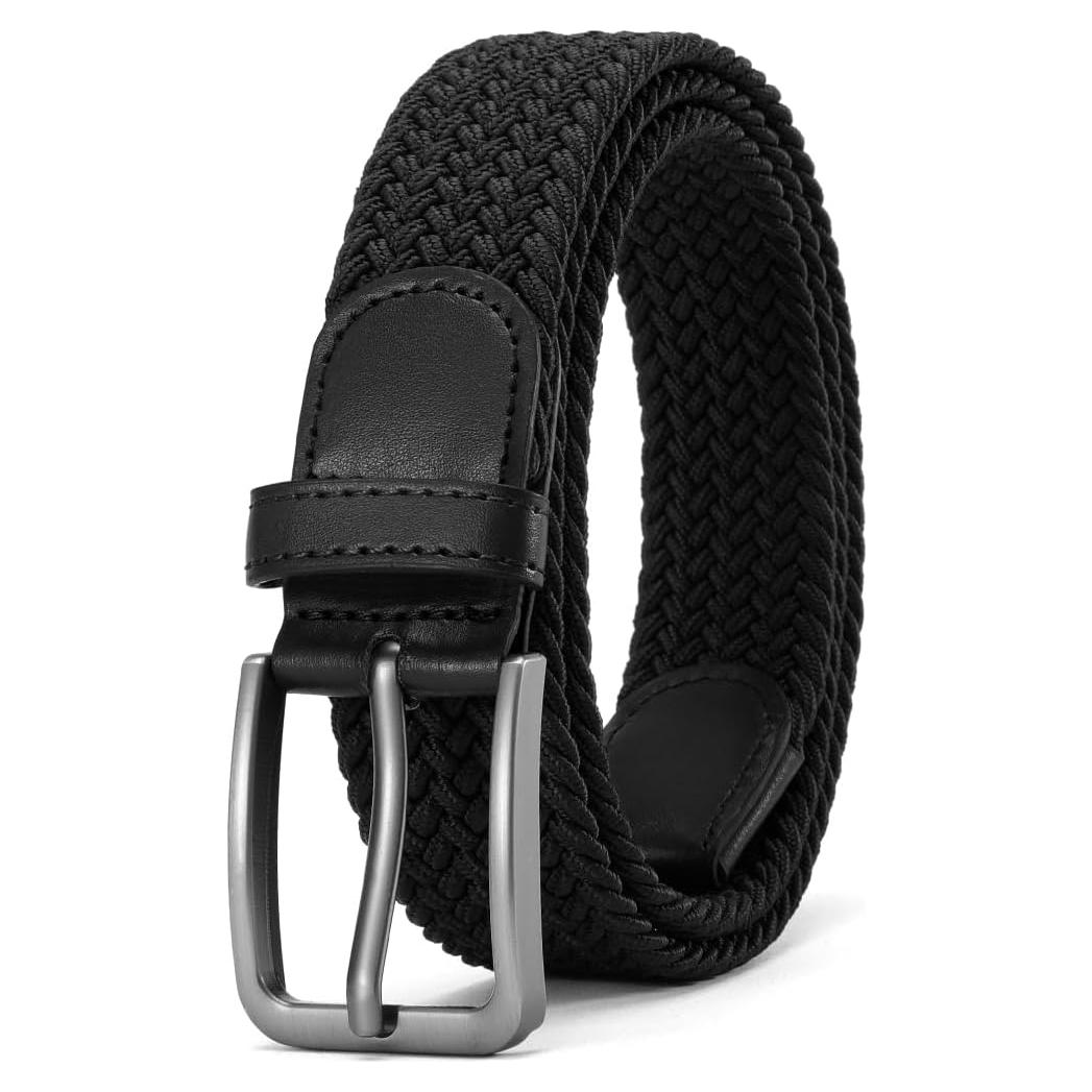Cinturón Trenzado Elástico DOOPAI para Hombres 3.5 cm Ajustable