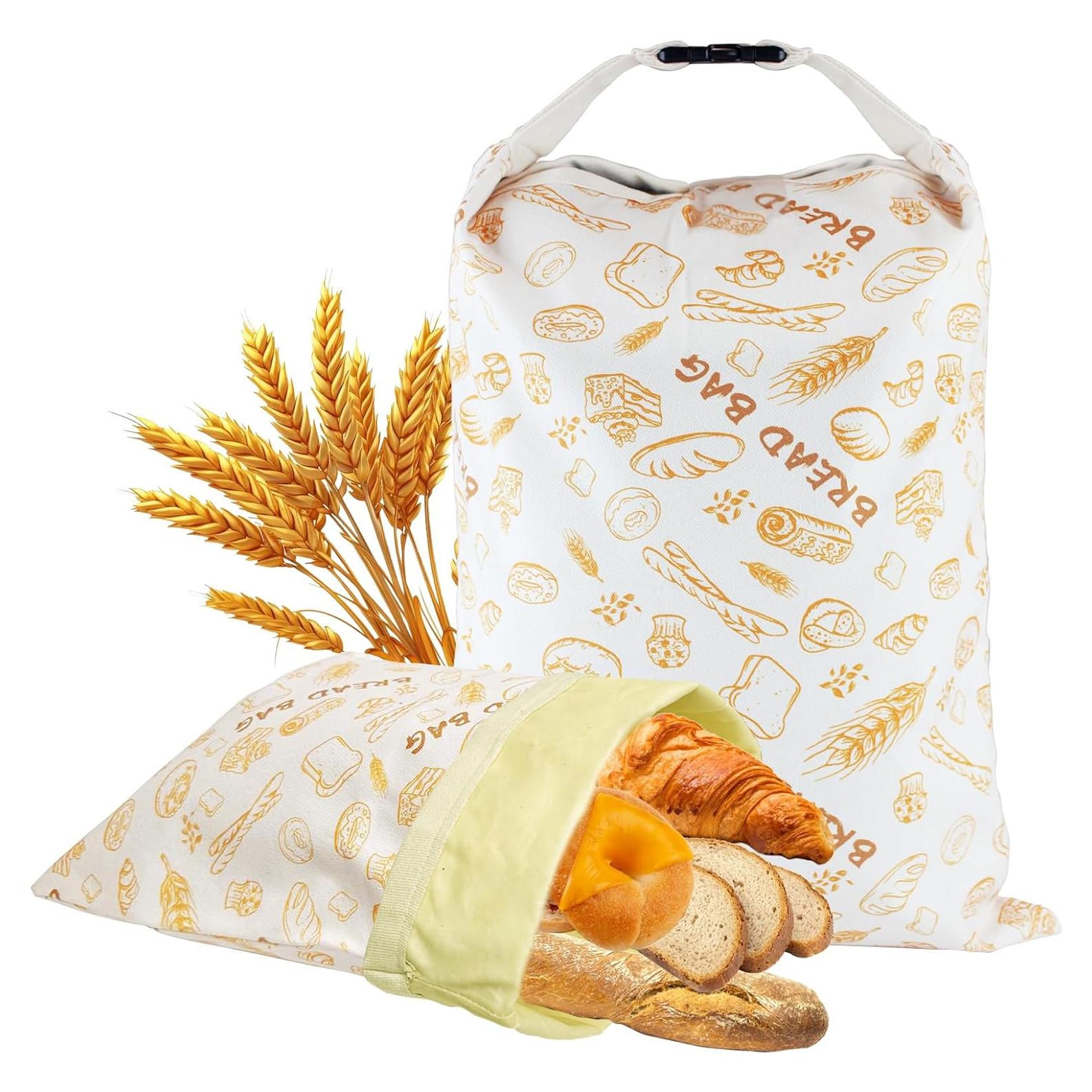 2 Bolsas de Pan de Cera de Abeja HelixTrim 43 cm Reutilizables