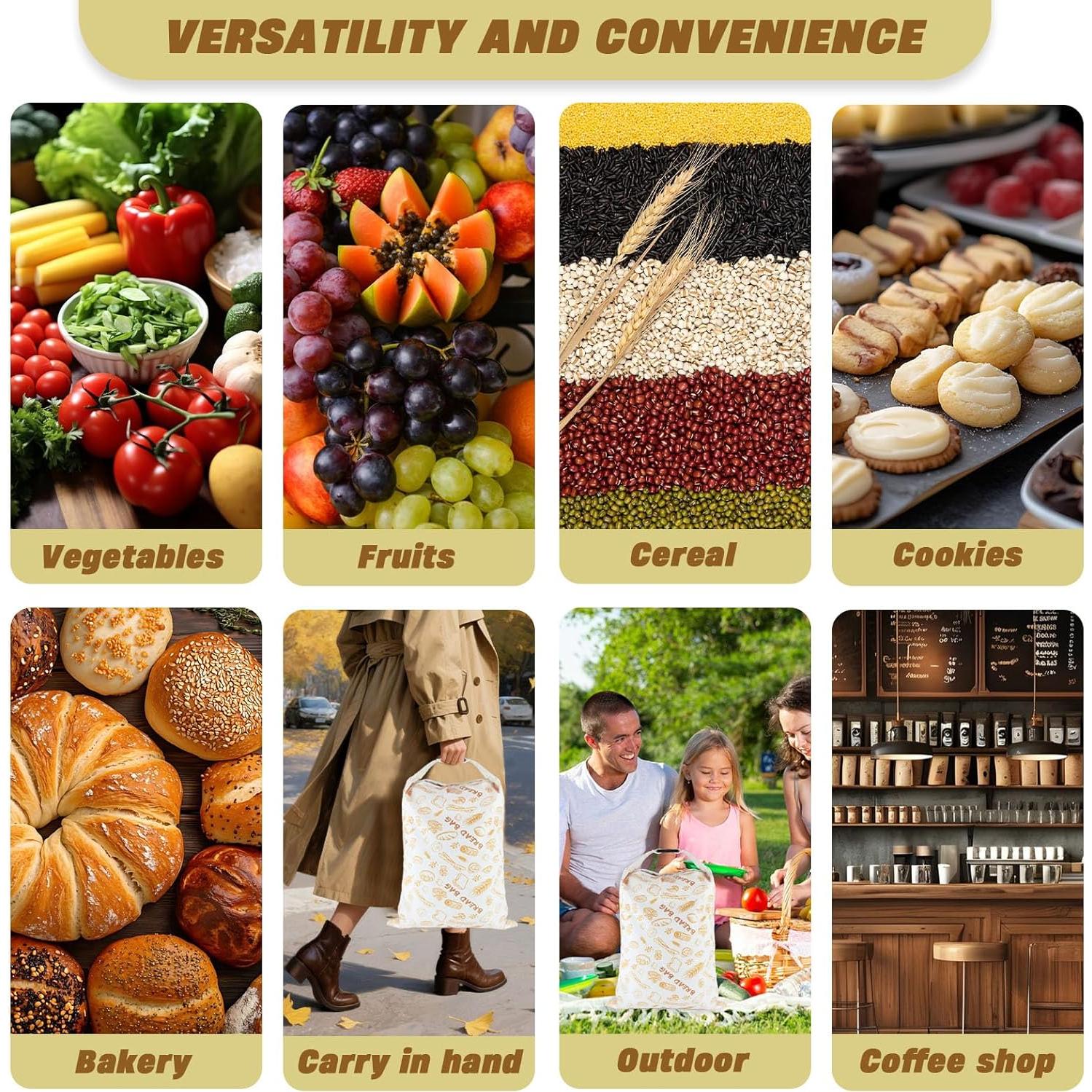 2 Bolsas de Pan de Cera de Abeja HelixTrim 43 cm Reutilizables