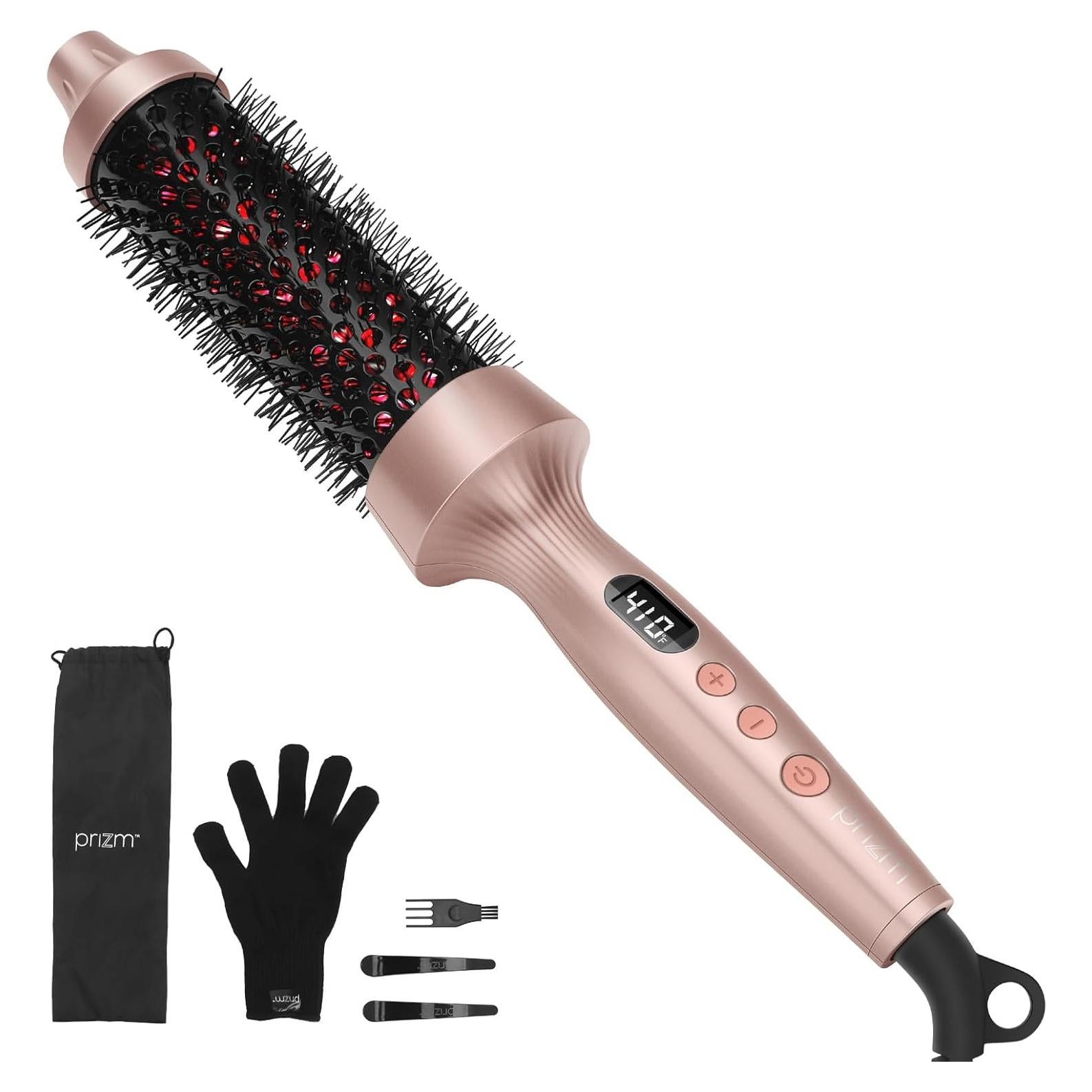 Cepillo Curling Térmico Infrarrojo Prizm 40mm, 4 Temperaturas