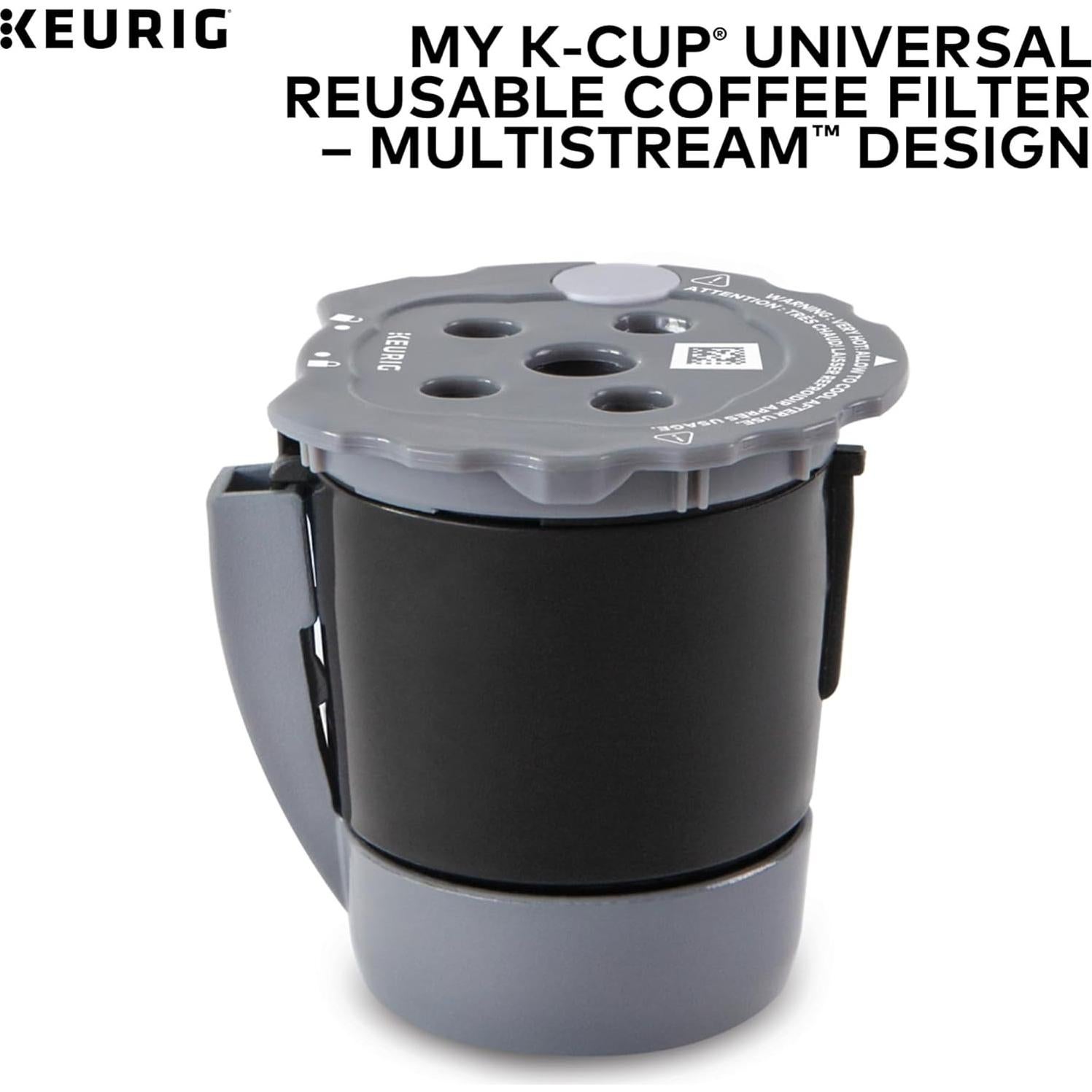 Filtro Reutilizable Keurig Mi K-Cup para Café Molido - Gris
