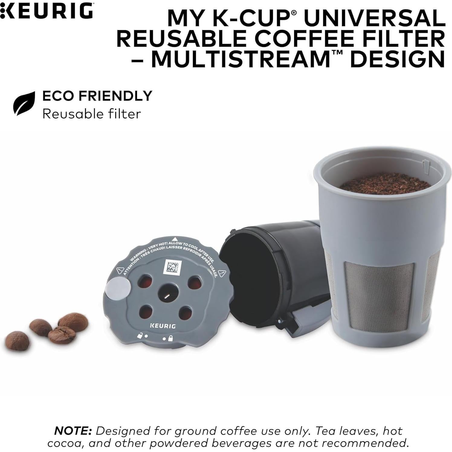 Filtro Reutilizable Keurig Mi K-Cup para Café Molido - Gris