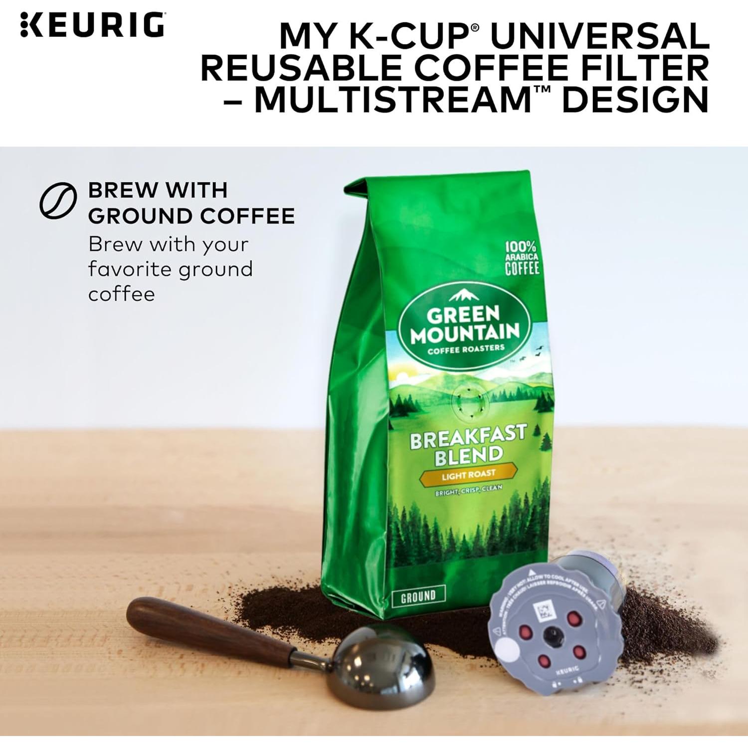 Filtro Reutilizable Keurig Mi K-Cup para Café Molido - Gris