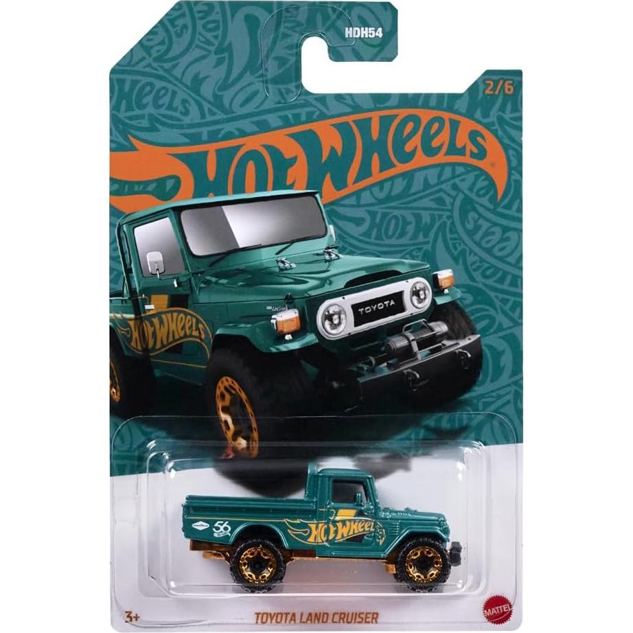 Vehículo coleccionable Hot Wheels Toyota Land Cruiser Verde