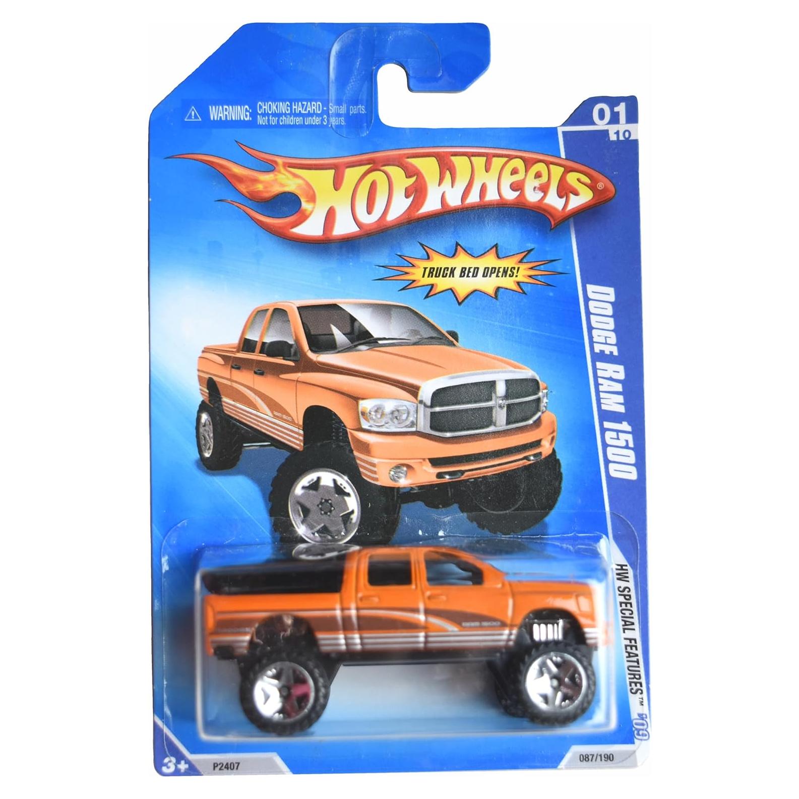 Hot Wheels Dodge Ram 1500 Naranja 1:64 Mattel